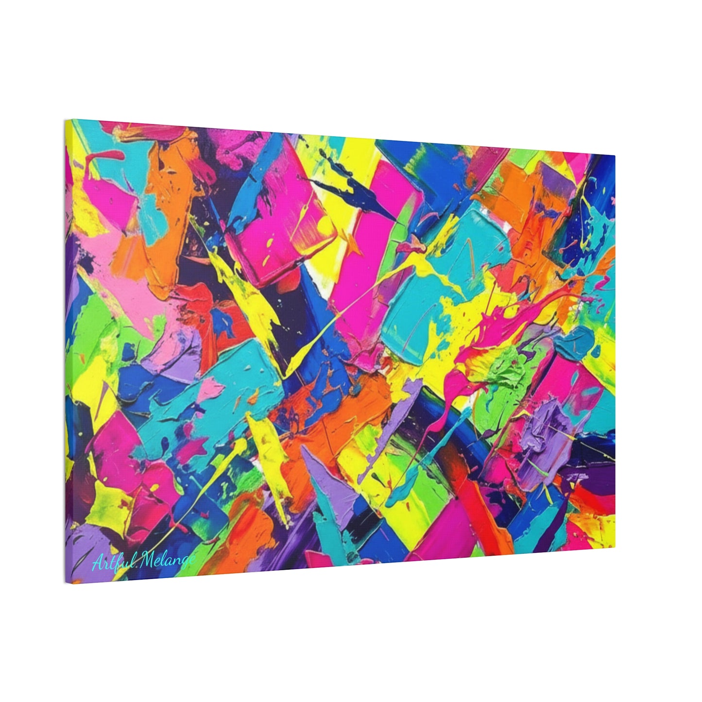 Acrylic Abstract Canvas Print - Richly Textured Artistry