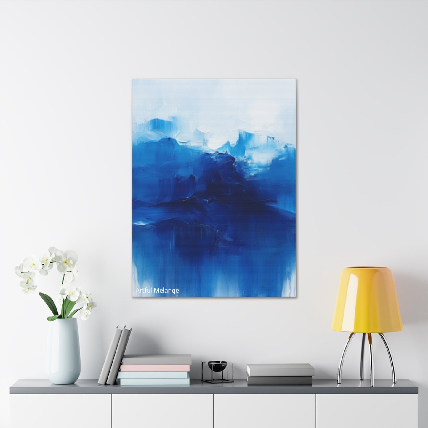 Acrylic Abstract Canvas Print - Richly Textured Artistry