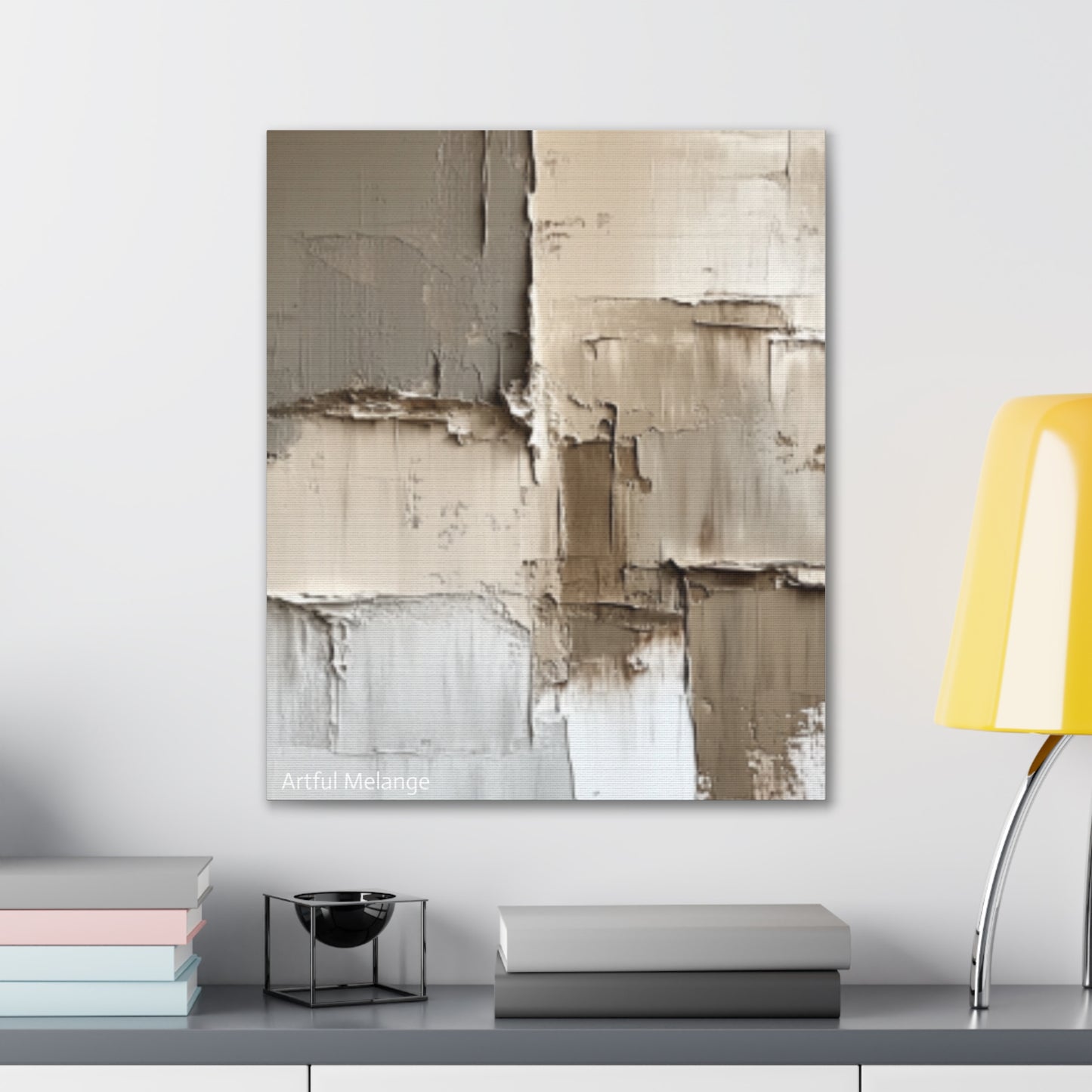 Acrylic Abstract Canvas Print - Richly Textured Artistry