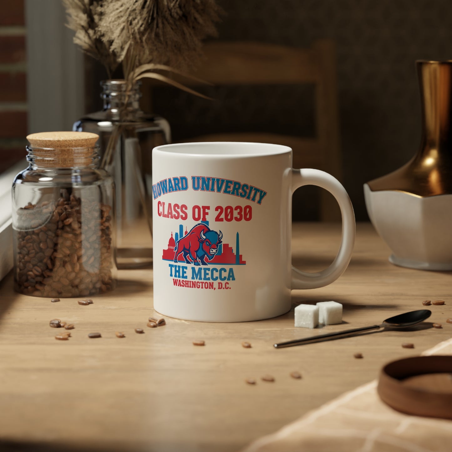 Howard University Class of 2030 Mug – Welcome the Legacy,Celebrate the Future,Jumbo Mug, 20oz