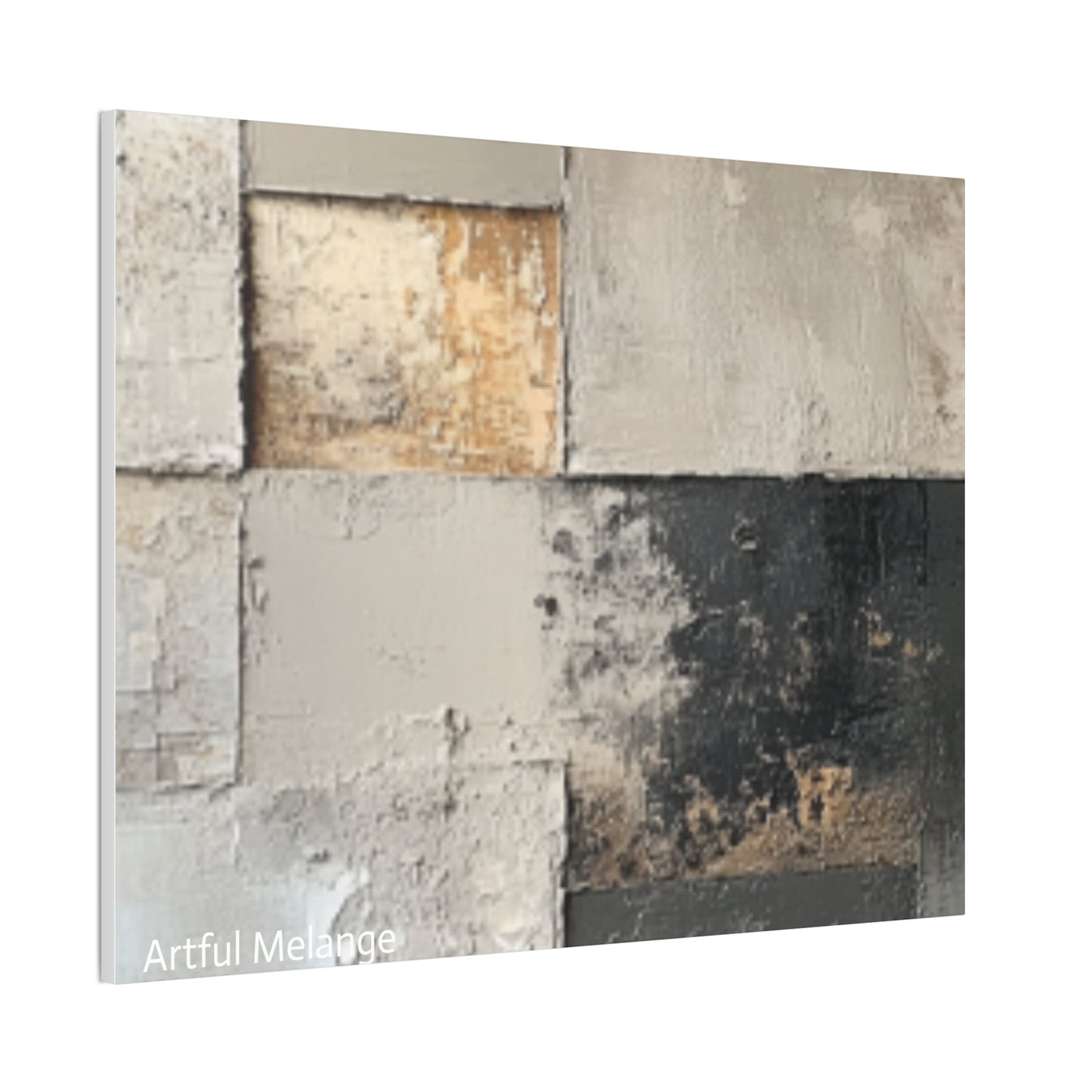 Acrylic Abstract Canvas Print - Richly Textured Artistry