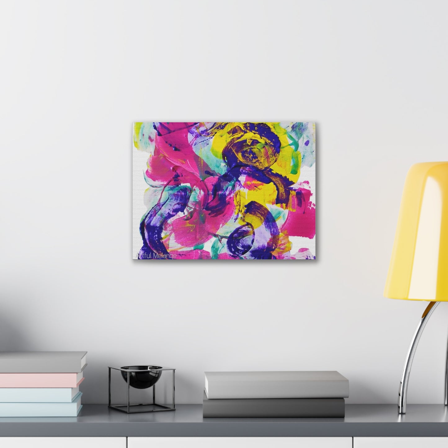 Primary Elegance: A Symphony of Sophistication Canvas Print