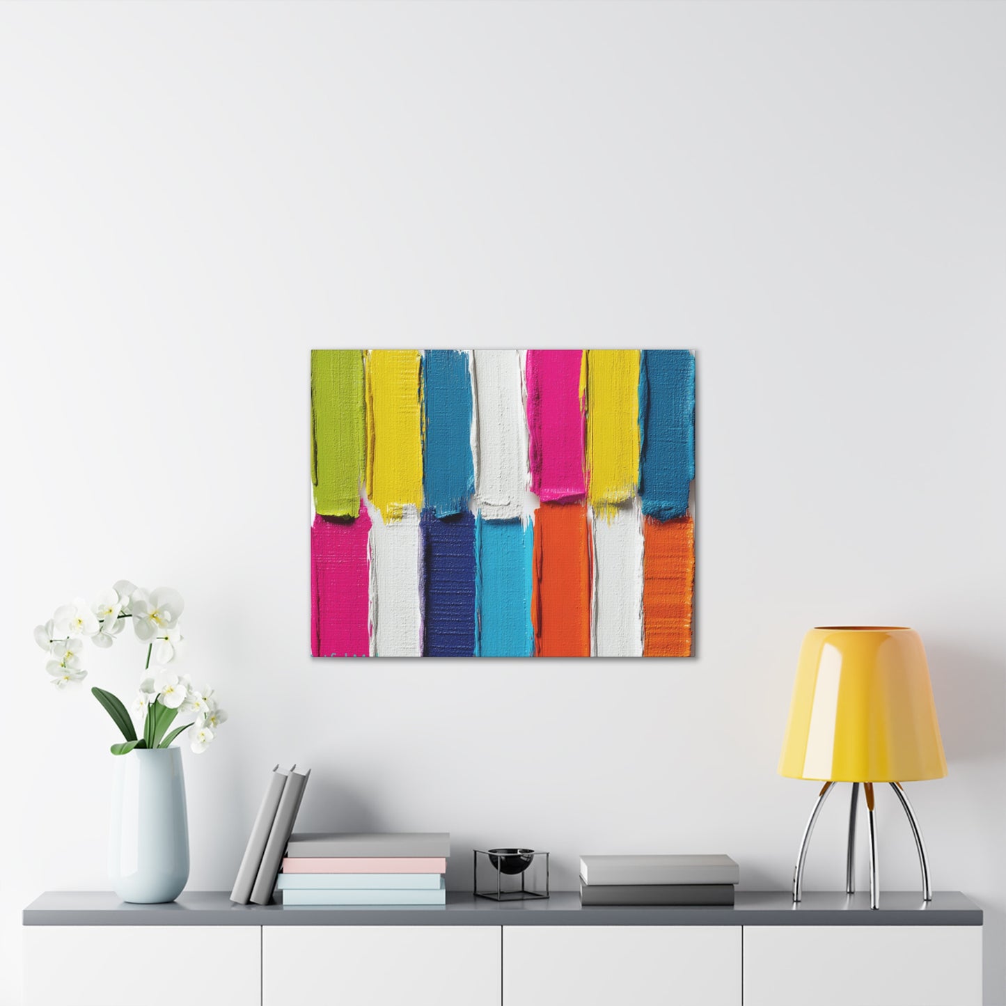 Acrylic Abstract Canvas Print - Richly Textured Artistry
