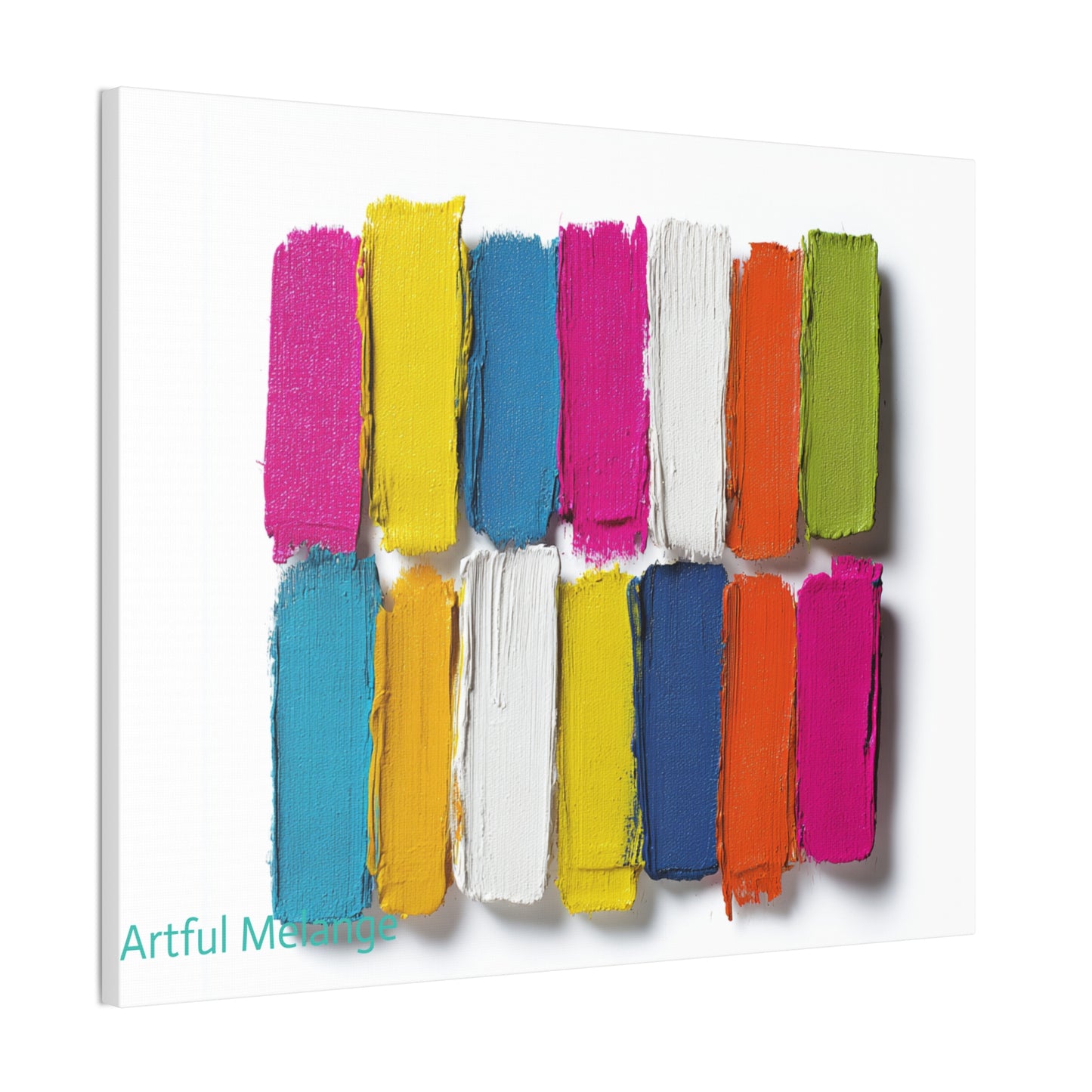 Acrylic Abstract Canvas Print - Richly Textured Artistry