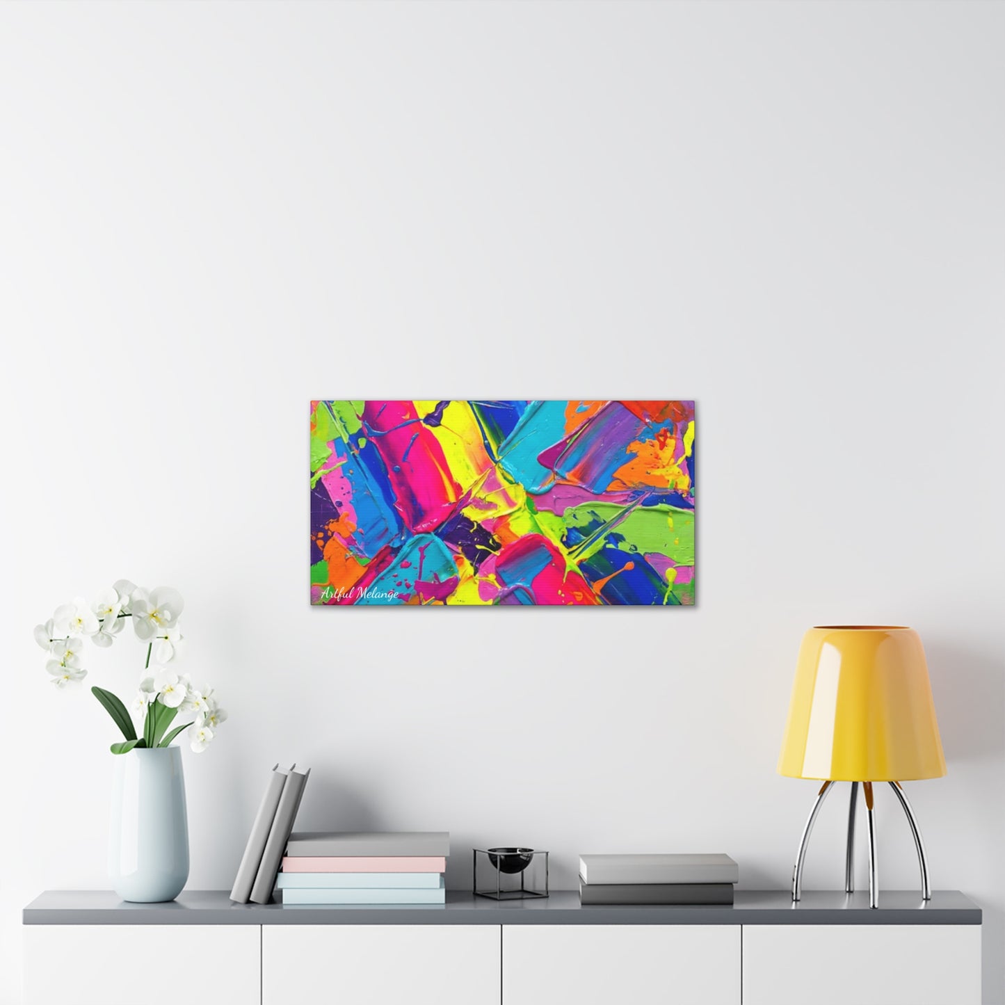 Acrylic Abstract Canvas Print - Richly Textured Artistry