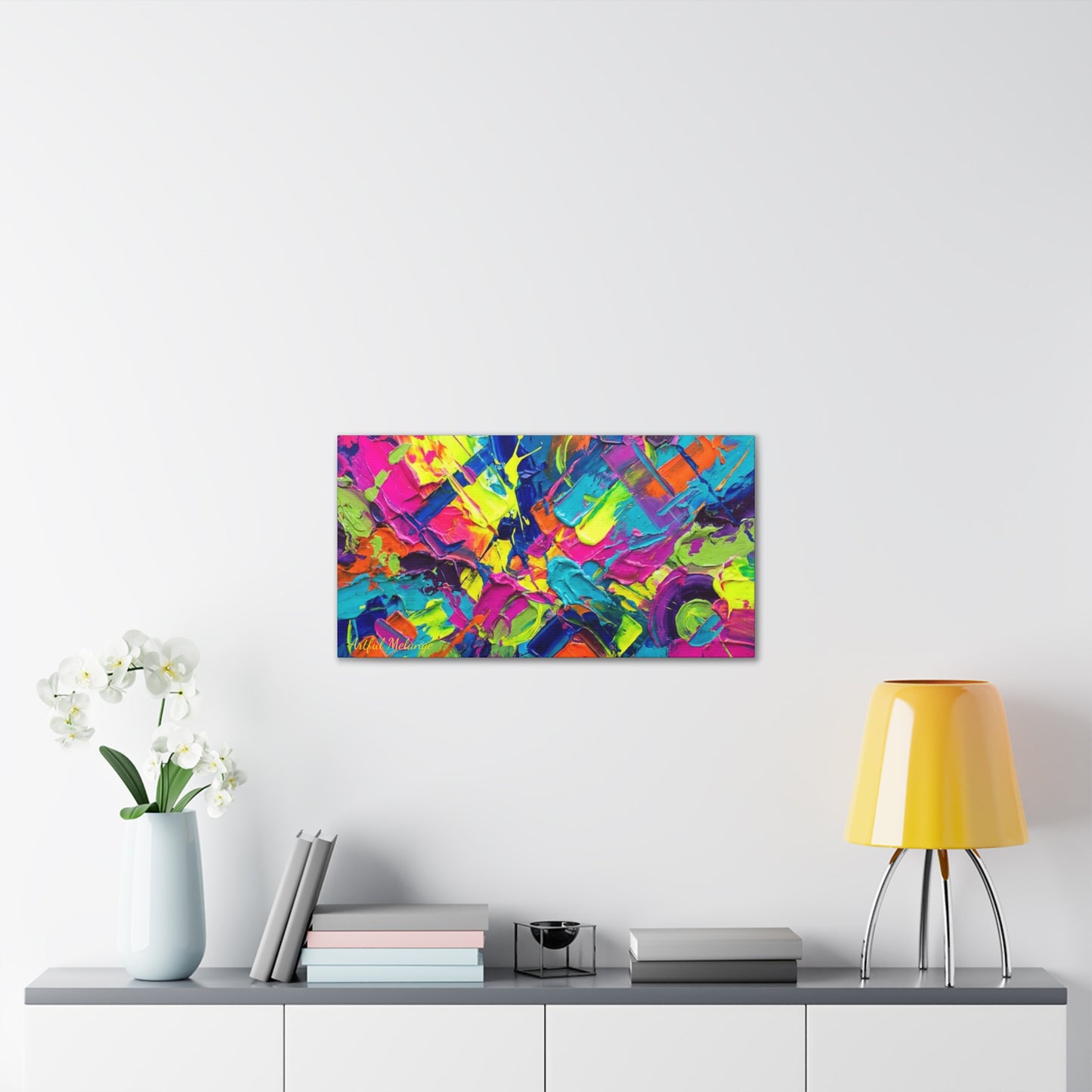 Acrylic Abstract Canvas Print - Richly Textured Artistry