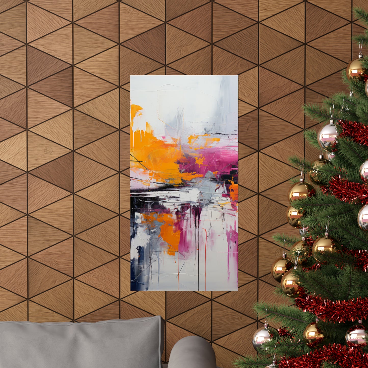Radiant Harmony Matte Vertical Canvas Poster