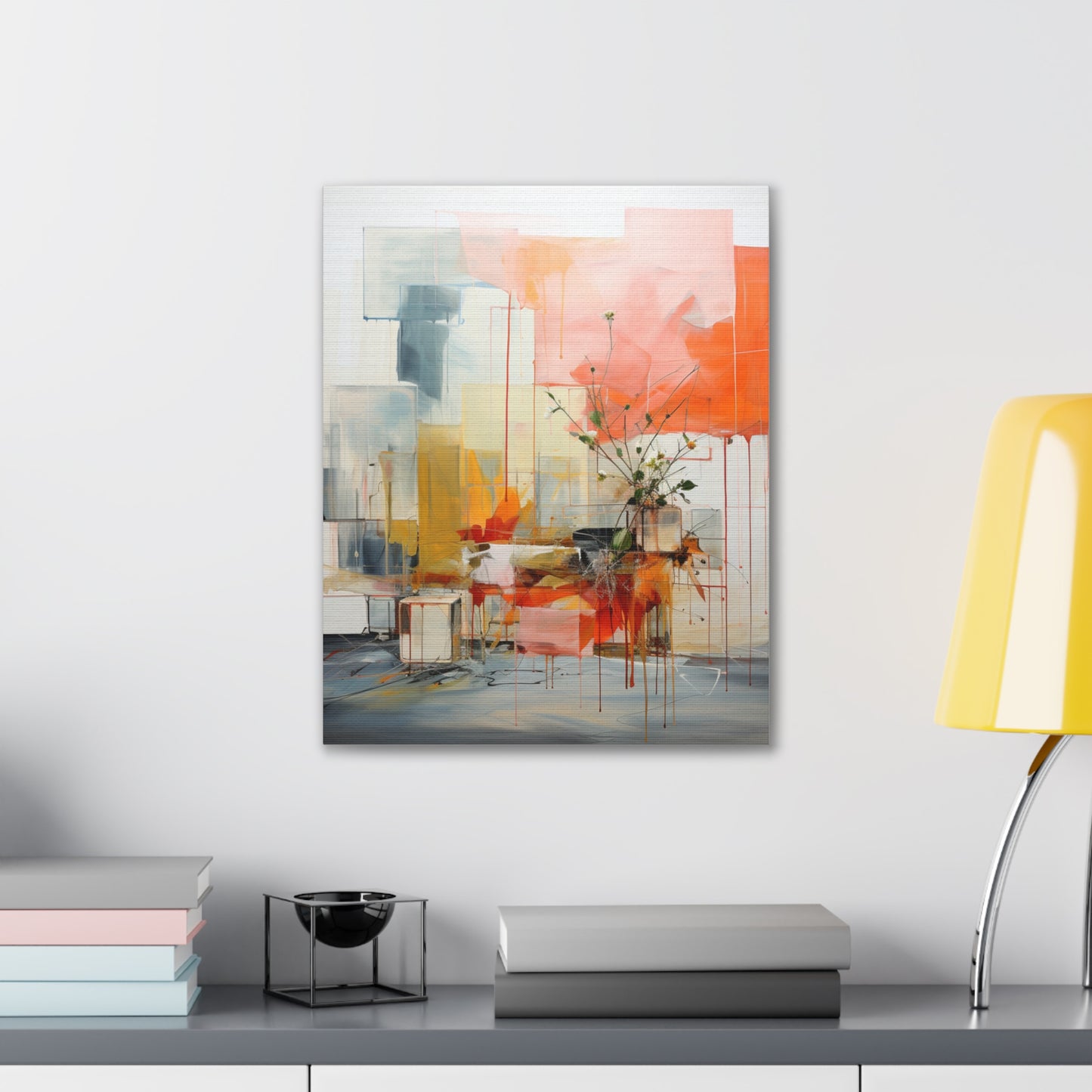 Timeless Elegance: Refined Muted Hues Canvas Print for Sophisticated Living Spaces
