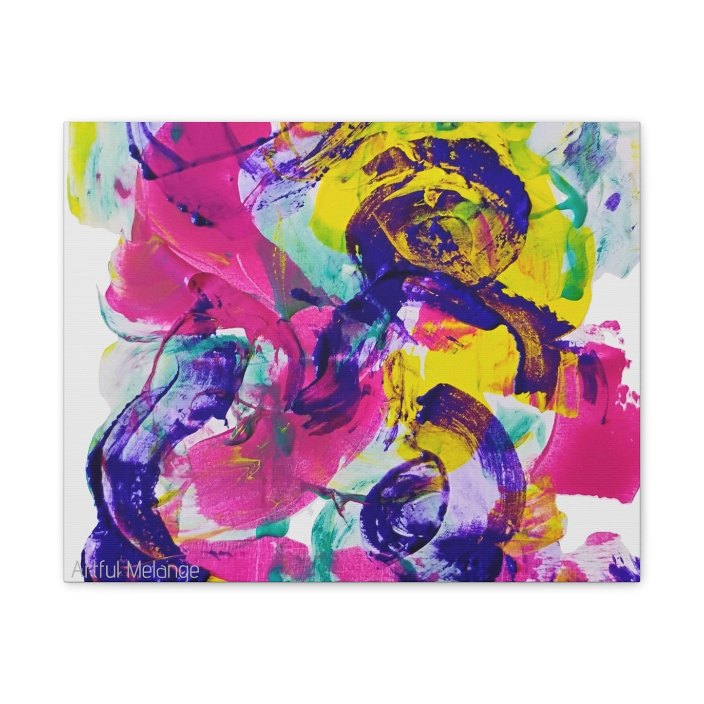 Primary Elegance: A Symphony of Sophistication Canvas Print