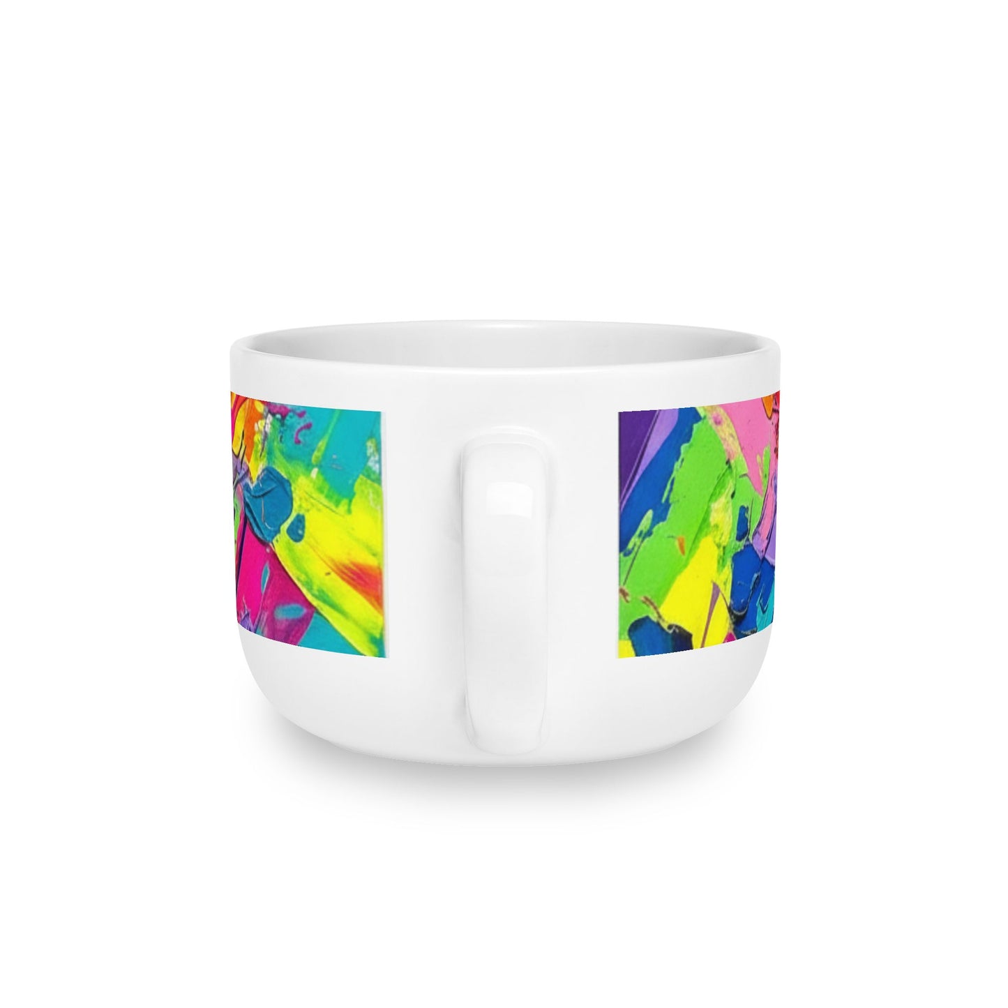 ChromaSoul™ Abstract Latte Mug Collection, 25oz