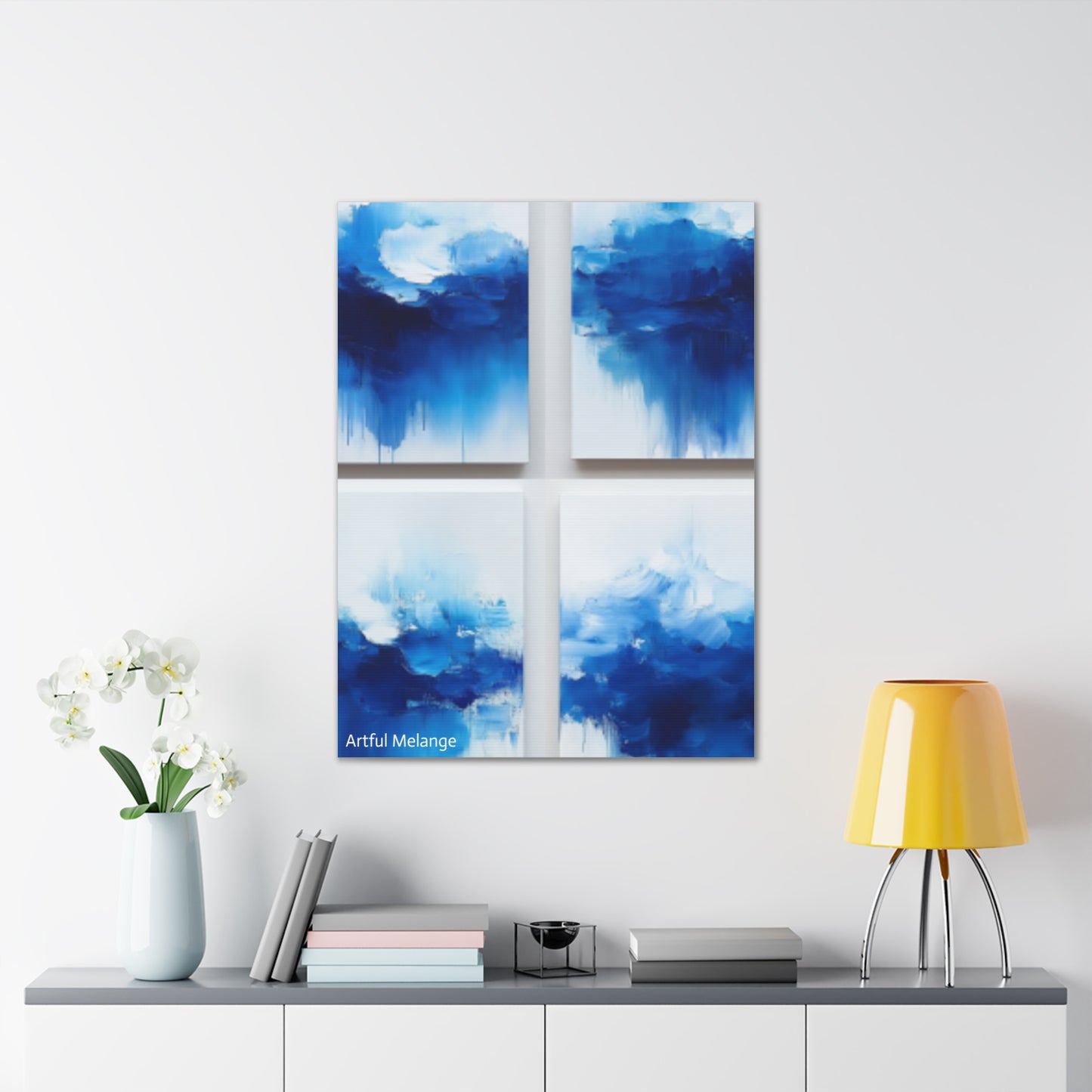 Acrylic Abstract Canvas Print - Richly Textured Artistry