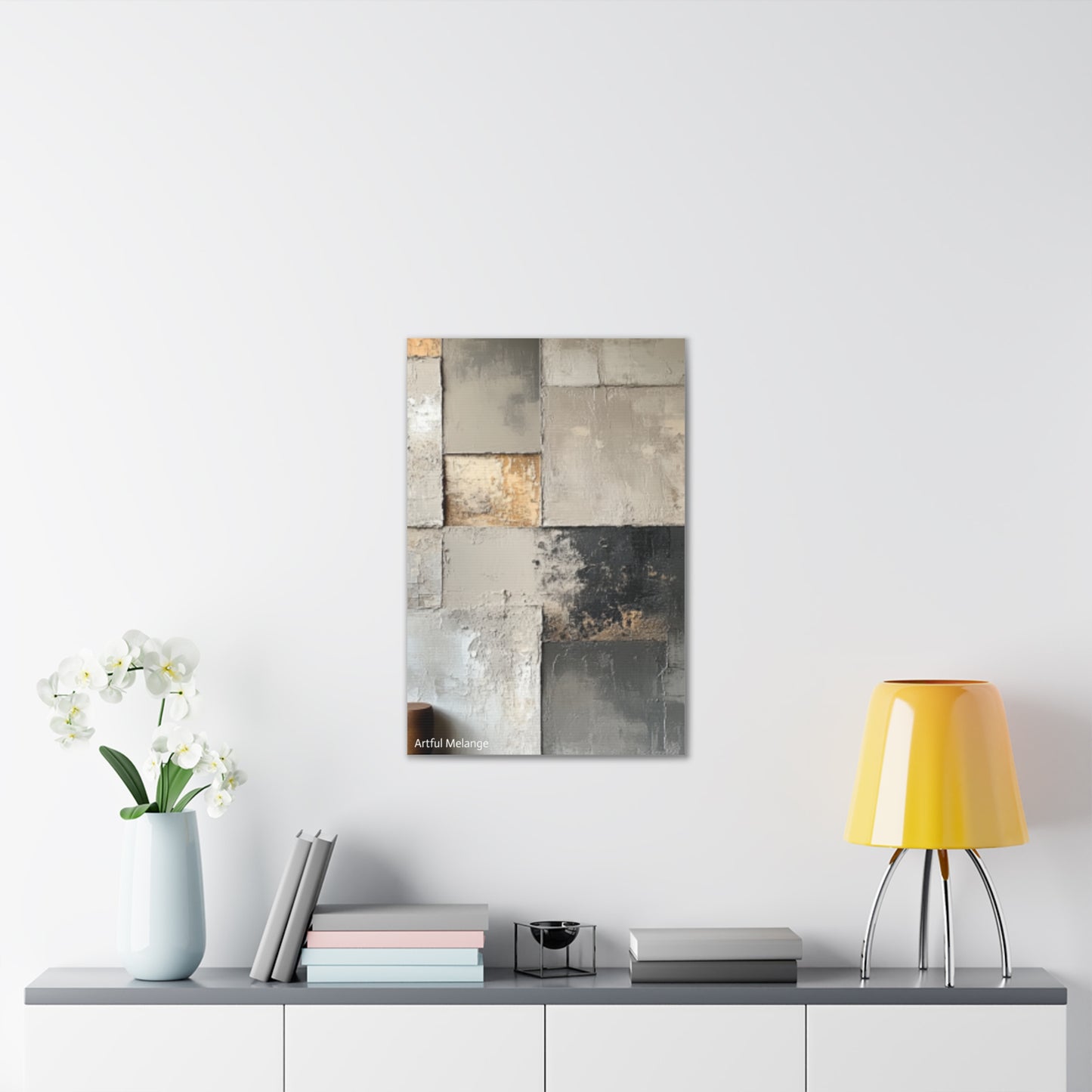 Acrylic Abstract Canvas Print - Richly Textured Artistry