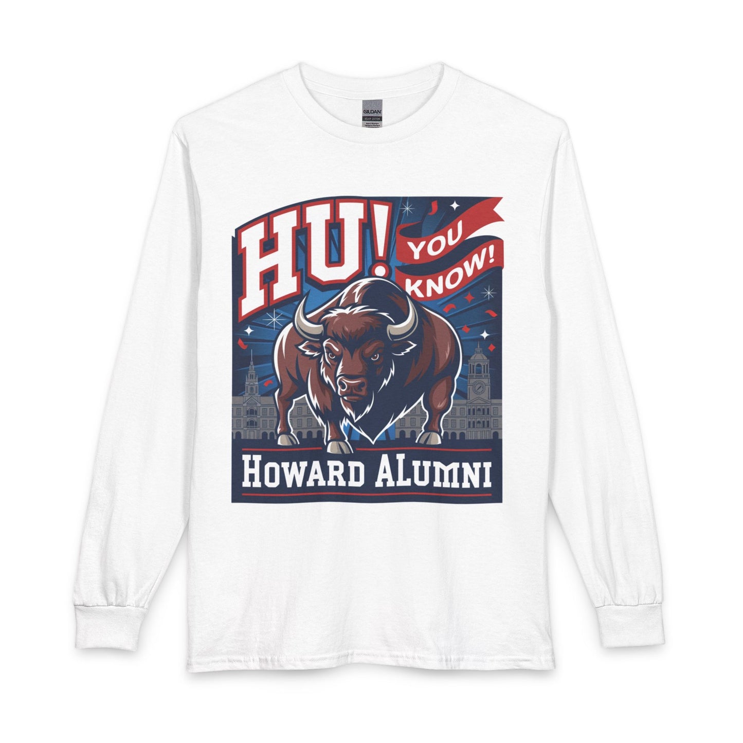 Howard University Heritage Reserve/Unisex Long Sleeve T-Shirt 5