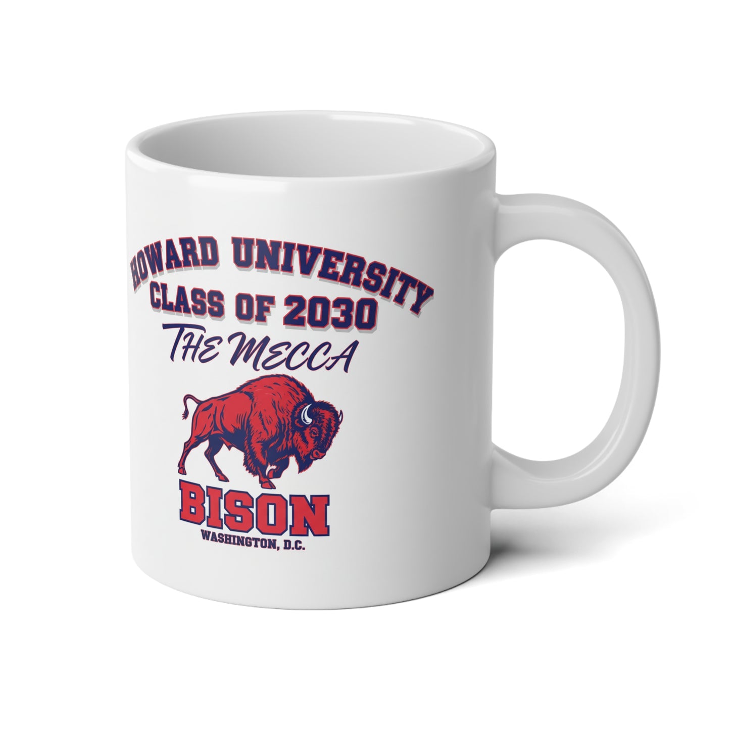 Howard University Class of 2030 Mug 2 – Welcome the Legacy,Celebrate the Future,Jumbo Mug, 20oz