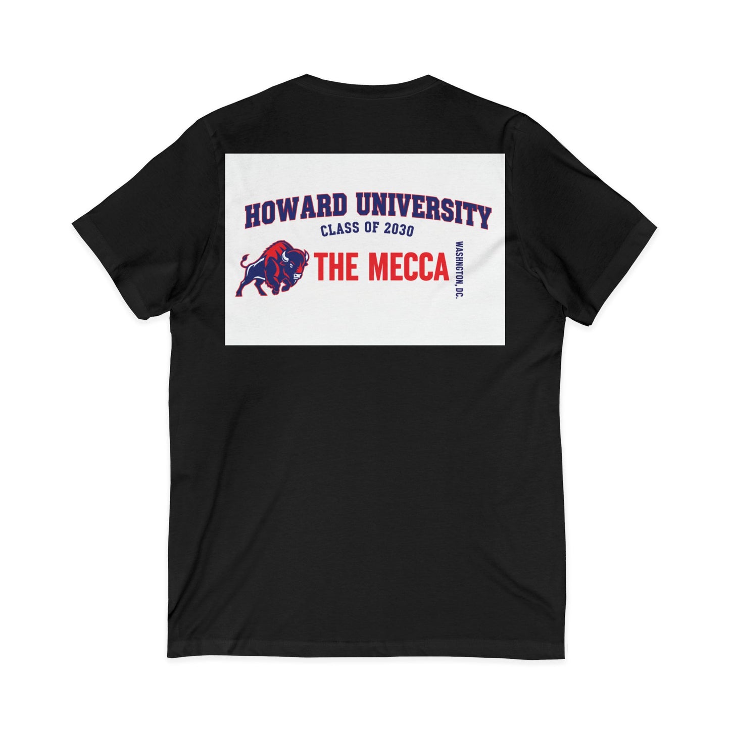 Howard University Class of 2030 Unisex V-Neck T-Shirt | The Mecca Incoming Class Tee