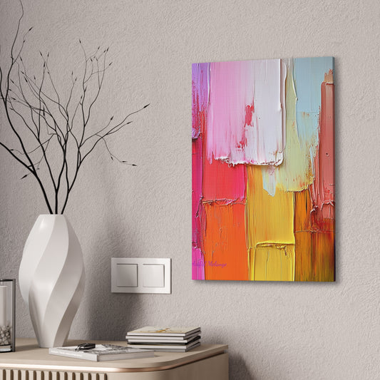 Acrylic Abstract Canvas Print - Richly Textured Artistry