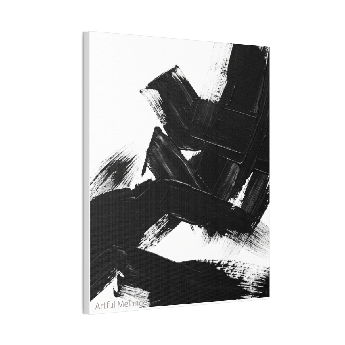 Acrylic Abstract Canvas Print - Richly Textured Artistry