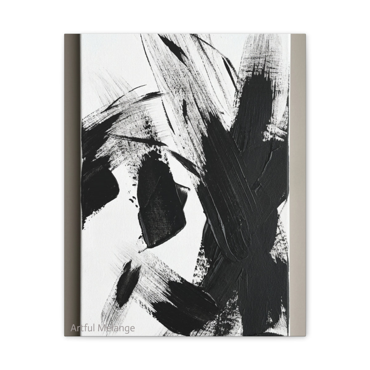 Acrylic Abstract Canvas Print - Richly Textured Artistry