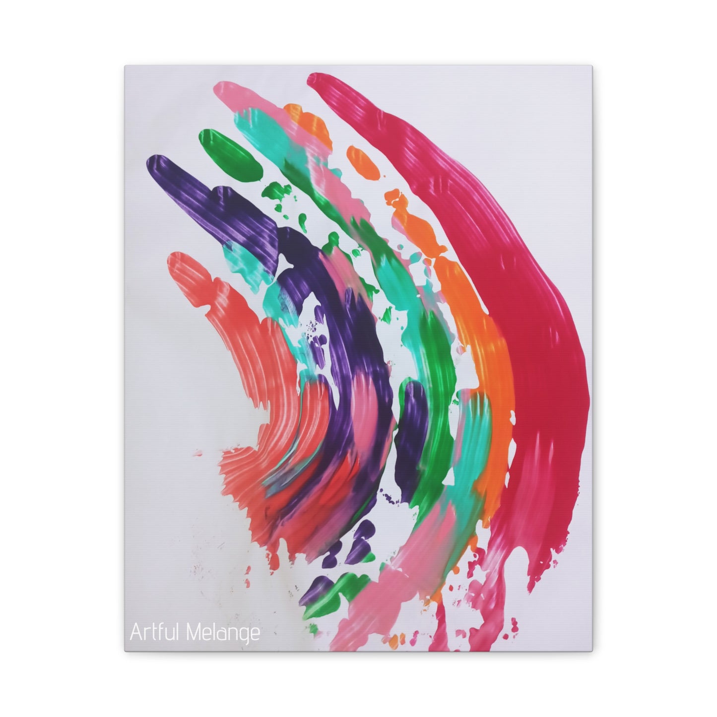 Primary Elegance: A Symphony of Sophistication Canvas Print