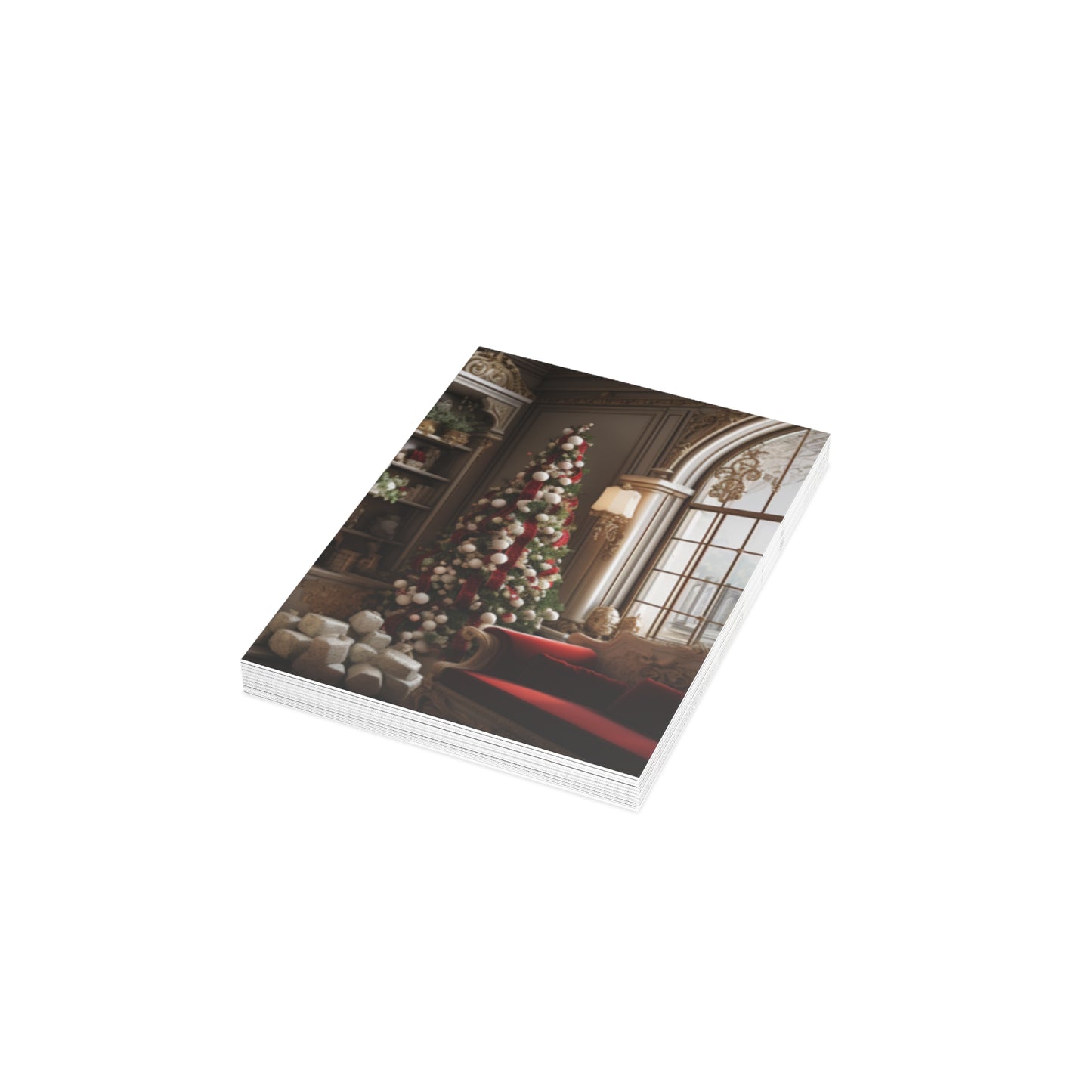 Regal Radiance: Opulent Christmas Greeting Cards