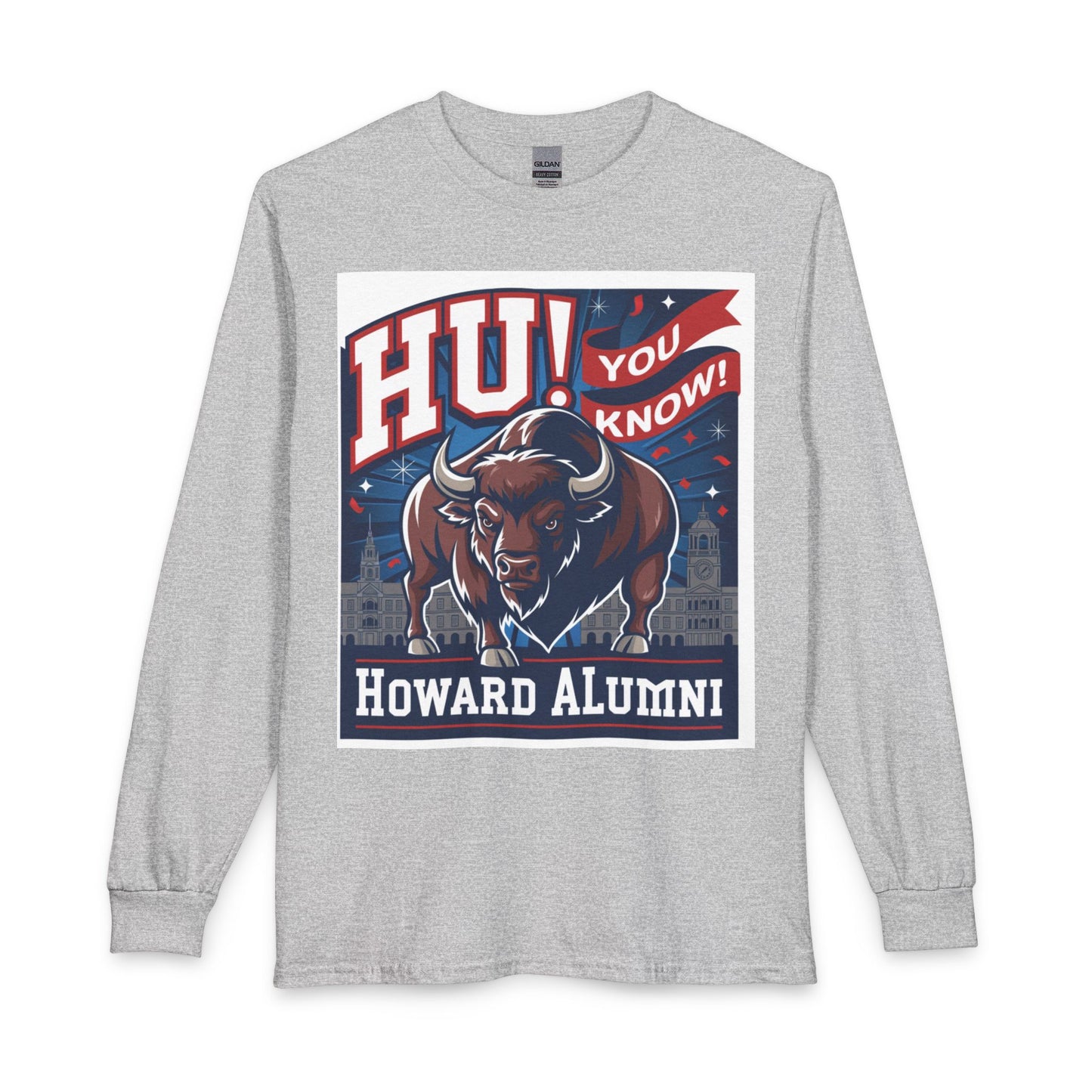 Howard University Heritage Reserve/Unisex Long Sleeve T-Shirt 5