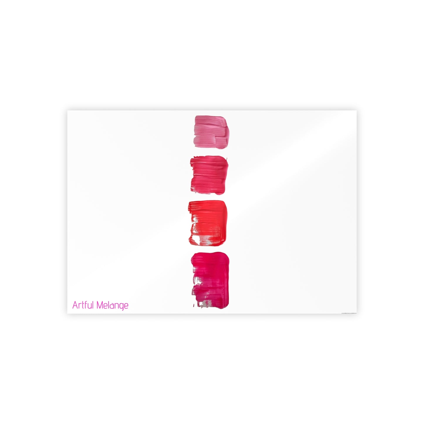 Gleaming Acrylic Abstract Poster: A Spectrum of Colorful Elegance