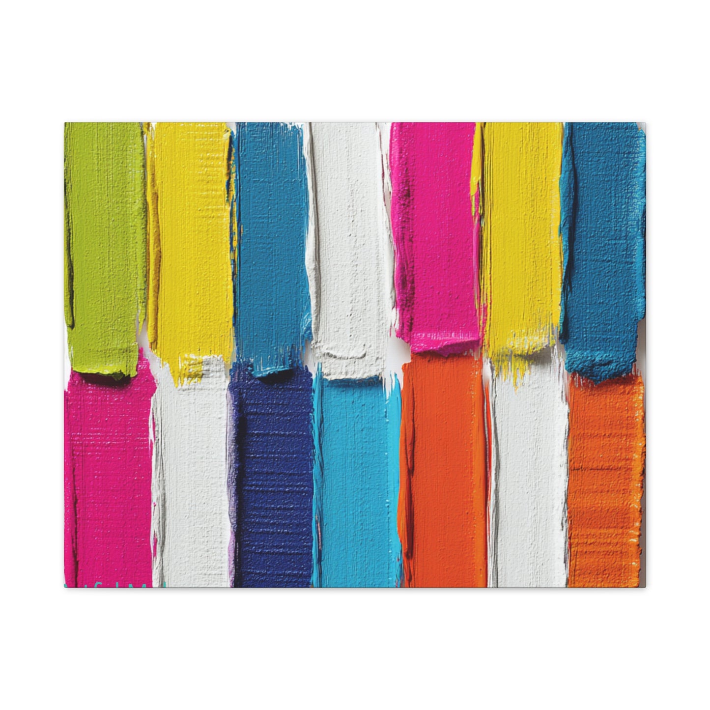 Acrylic Abstract Canvas Print - Richly Textured Artistry
