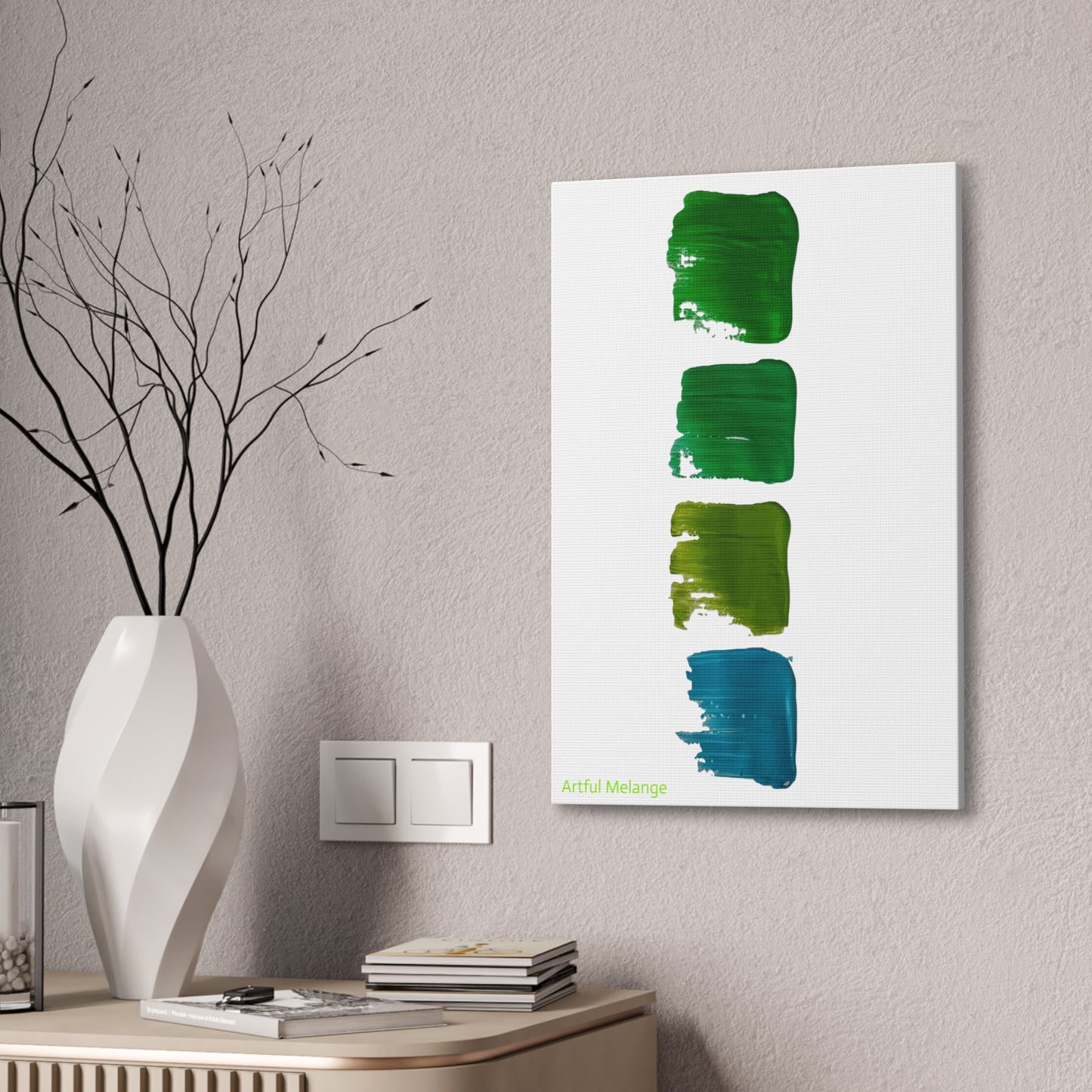Acrylic Abstract Canvas Print - Richly Textured Artistry