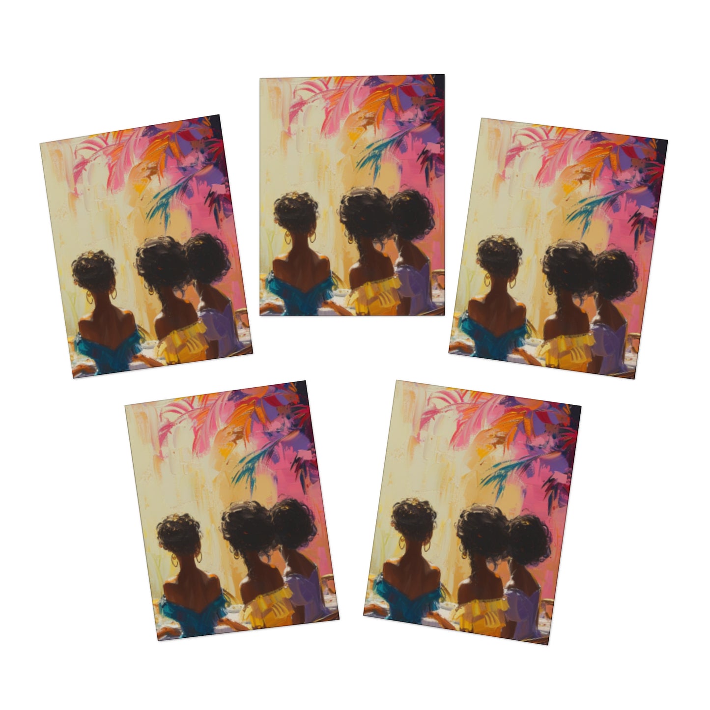 Mimosas and Melanin Note Card Set (5-Pack)