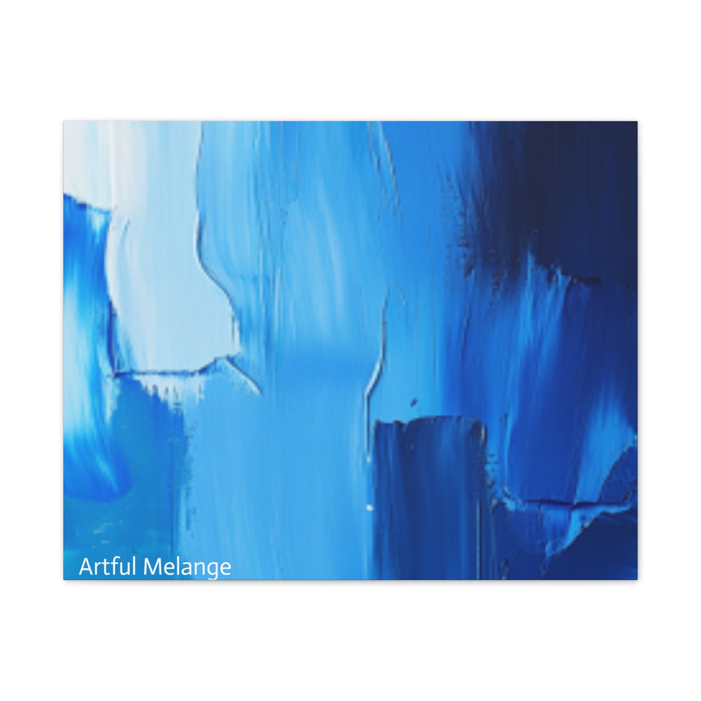 Acrylic Abstract Canvas Print - Richly Textured Artistry