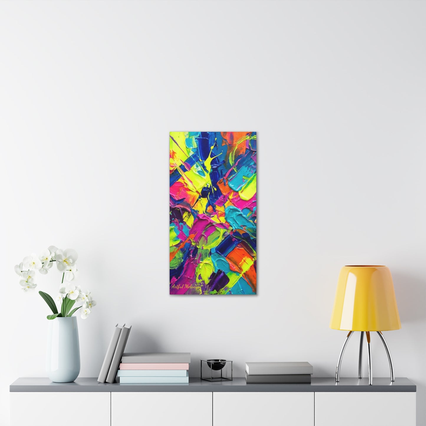 Acrylic Abstract Canvas Print - Richly Textured Artistry