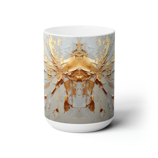 Artsy Abstract Ceramic Mug 15oz