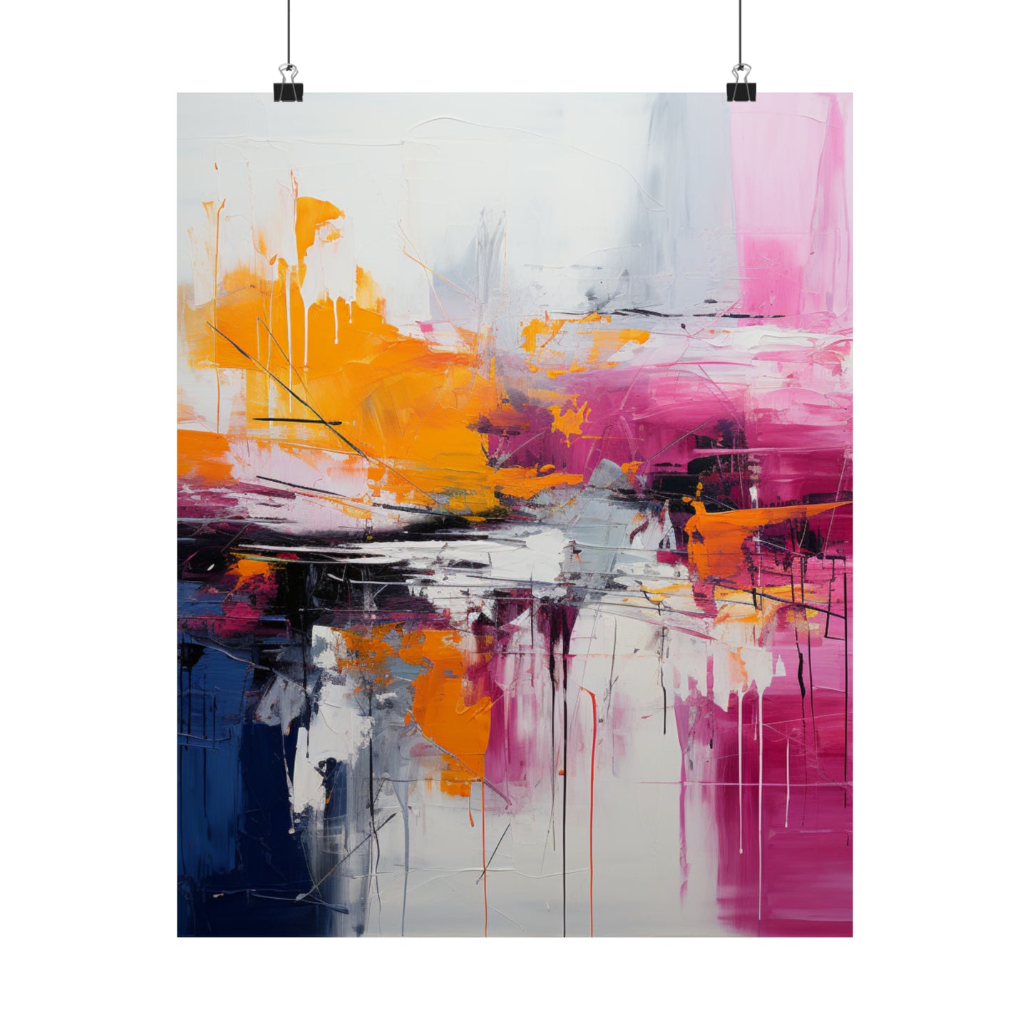 Radiant Harmony Matte Vertical Canvas Poster