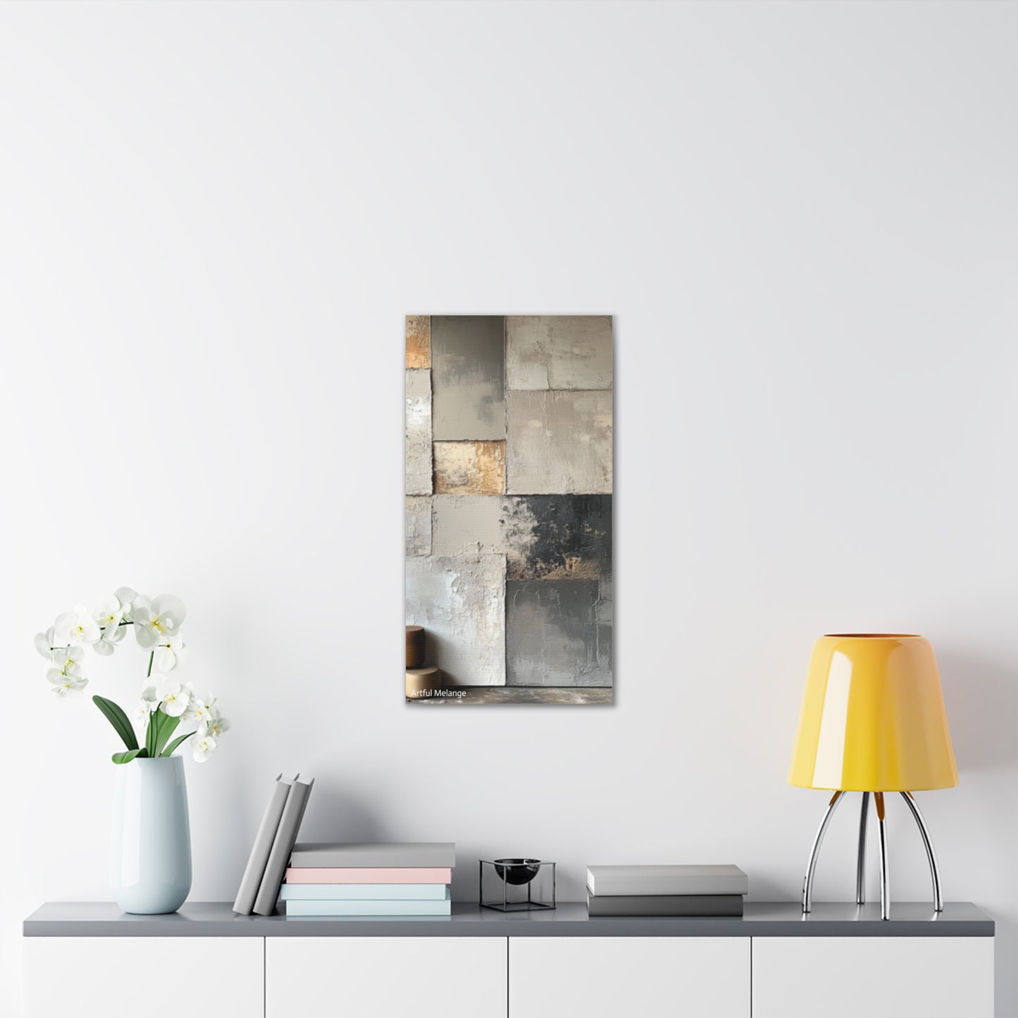 Acrylic Abstract Canvas Print - Richly Textured Artistry