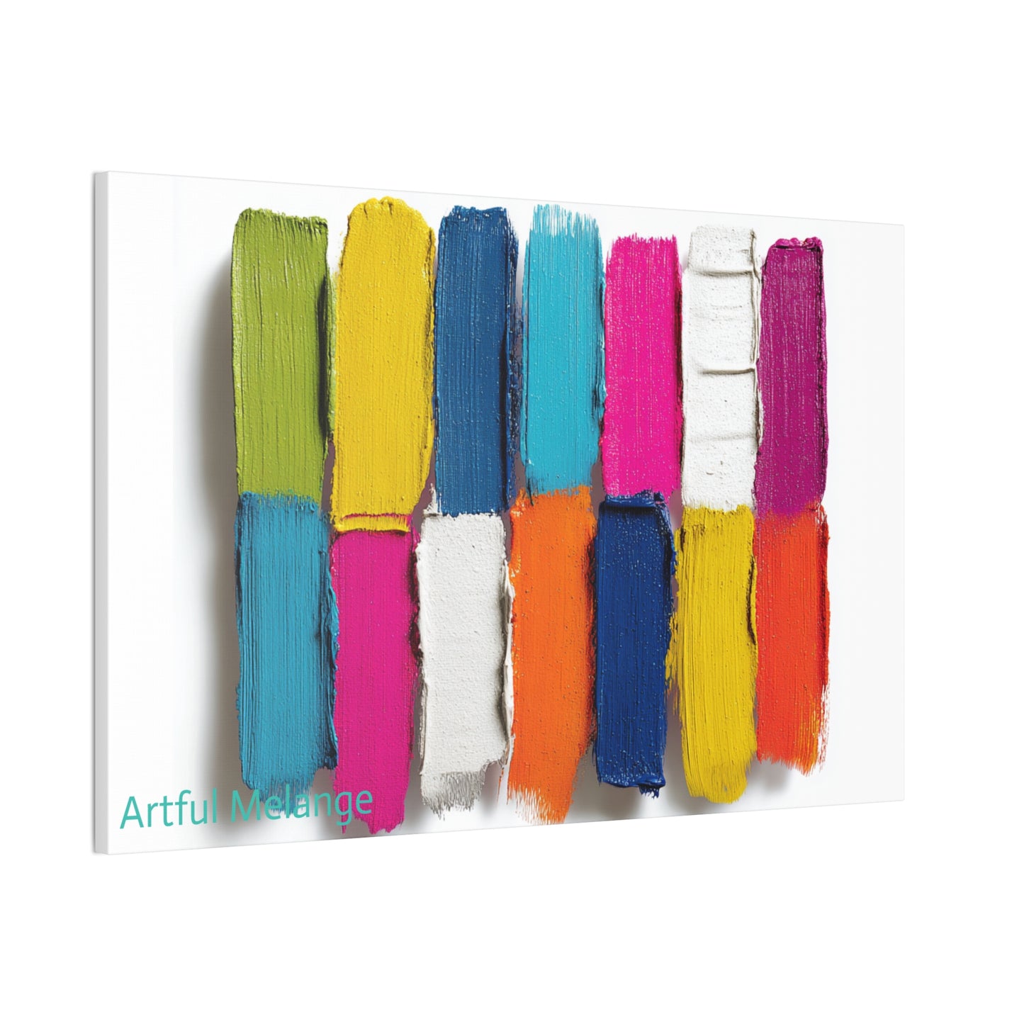 Acrylic Abstract Canvas Print - Richly Textured Artistry