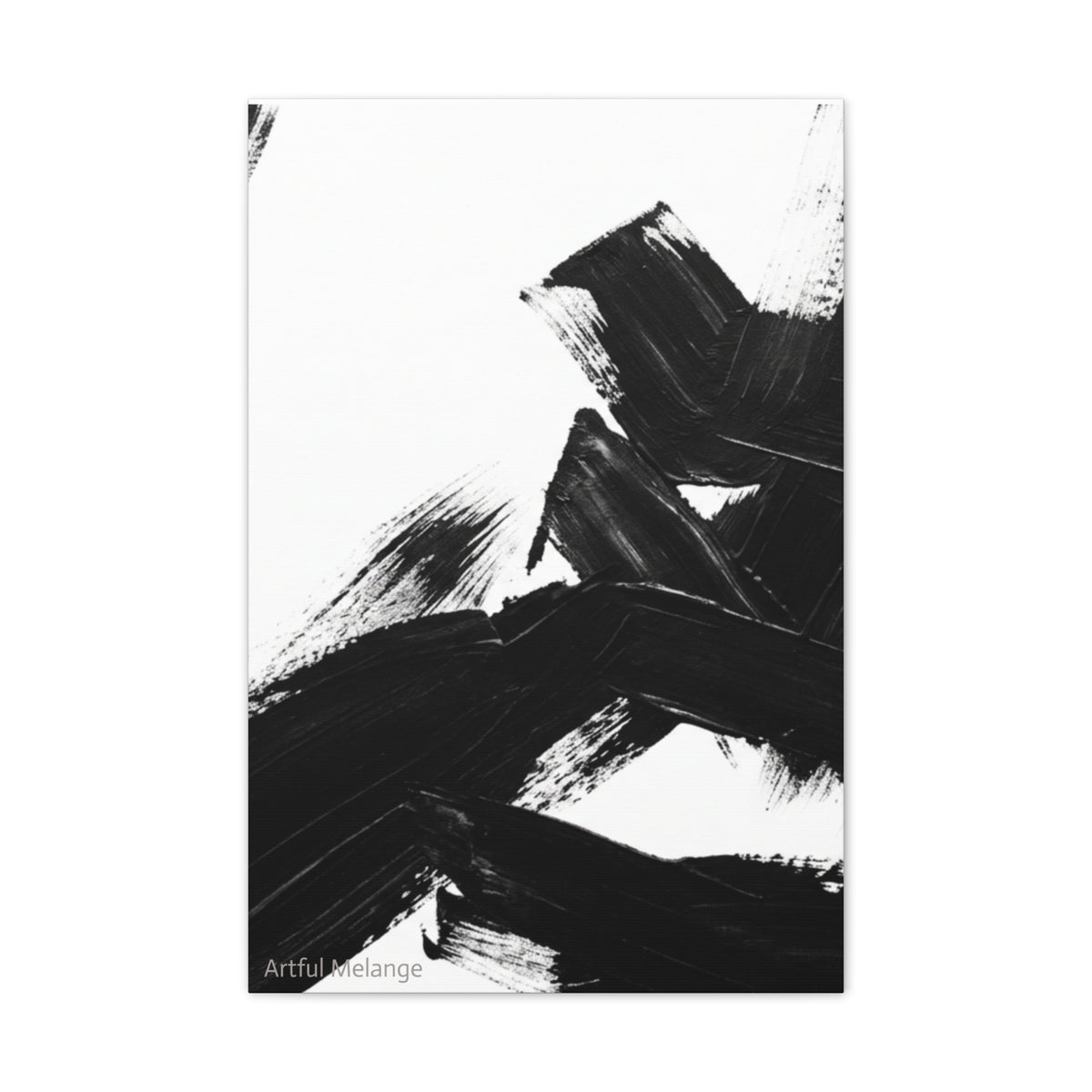 Acrylic Abstract Canvas Print - Richly Textured Artistry