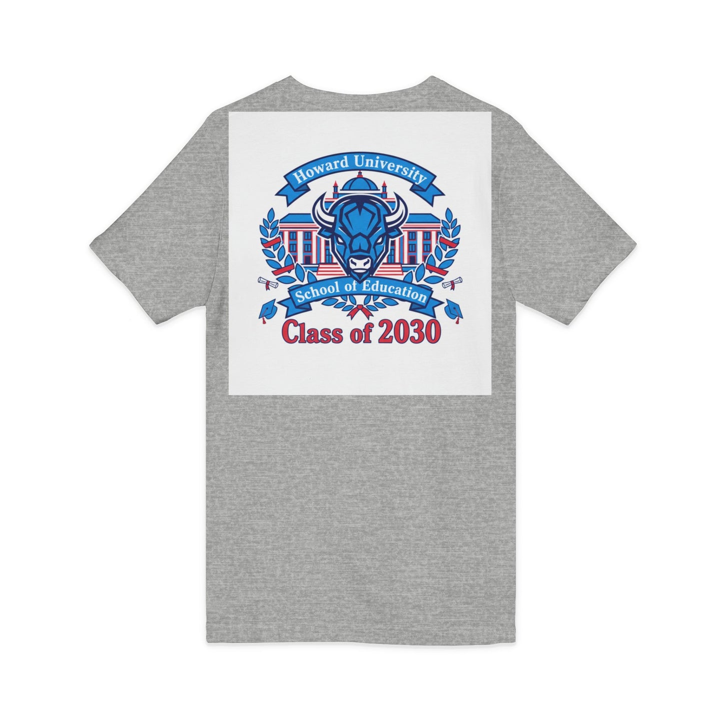 Howard University Class of 2030 Unisex V-Neck T-Shirt | The Mecca Incoming Class Tee