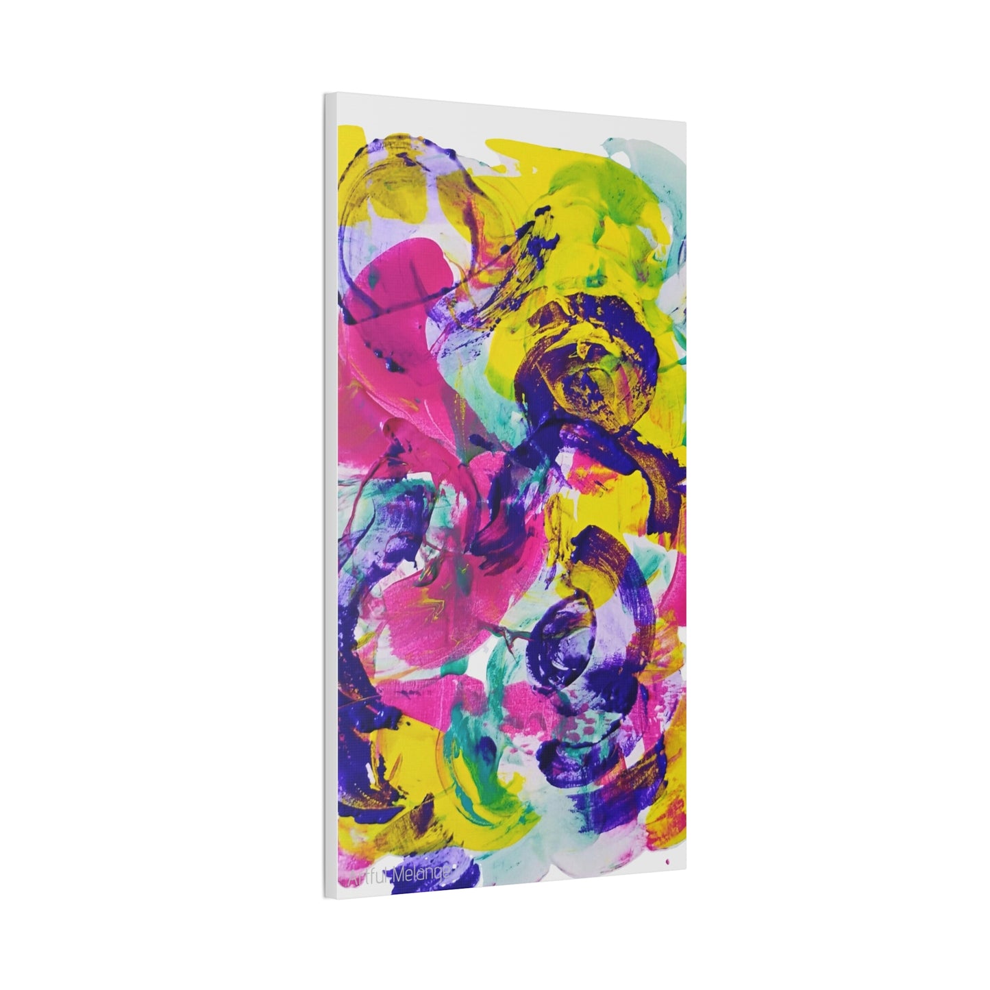 Primary Elegance: A Symphony of Sophistication Canvas Print