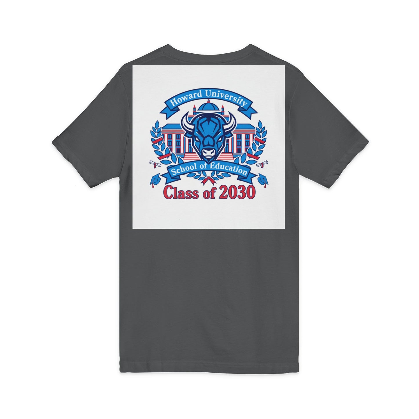 Howard University Class of 2030 Unisex V-Neck T-Shirt | The Mecca Incoming Class Tee