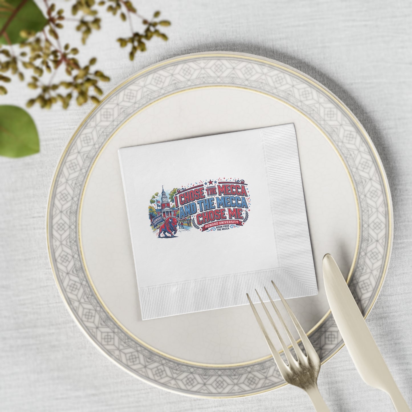 Howard University Bison Pride Napkins 3