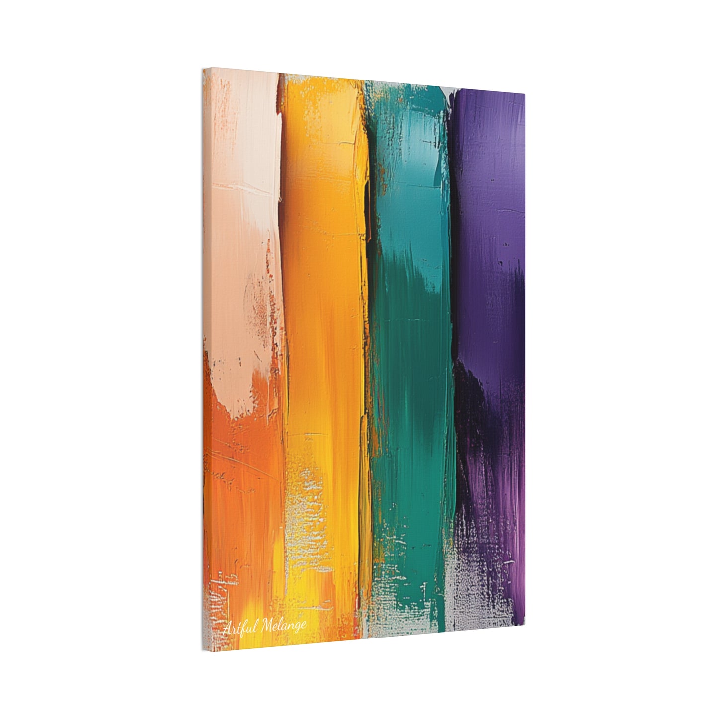 Acrylic Abstract Canvas Print - Richly Textured Artistry