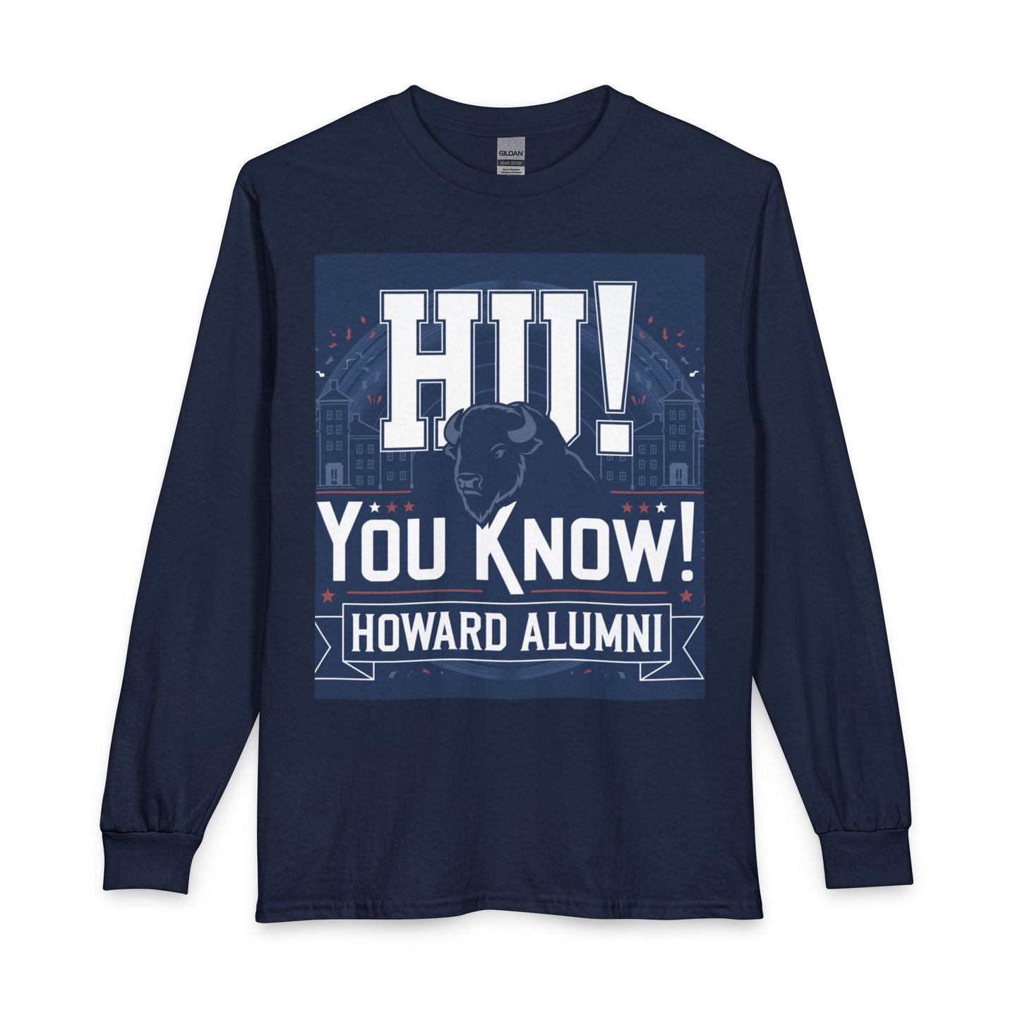 Howard University Heritage Reserve/Unisex Long Sleeve T-Shirt 6