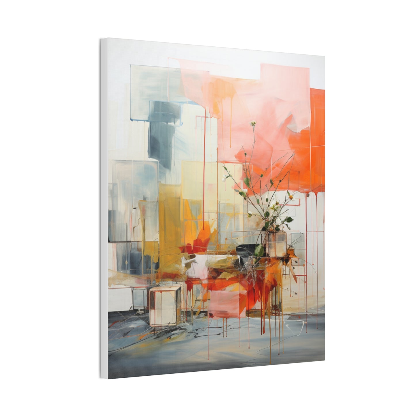 Timeless Elegance: Refined Muted Hues Canvas Print for Sophisticated Living Spaces