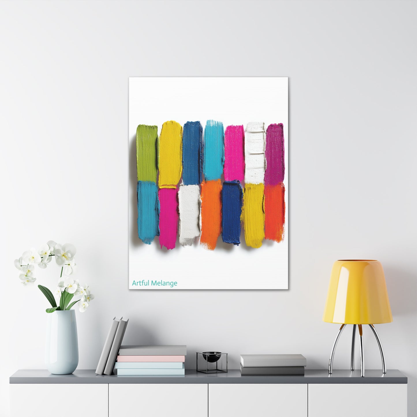 Acrylic Abstract Canvas Print - Richly Textured Artistry