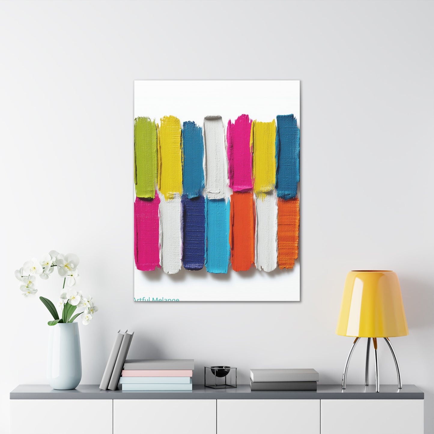 Acrylic Abstract Canvas Print - Richly Textured Artistry