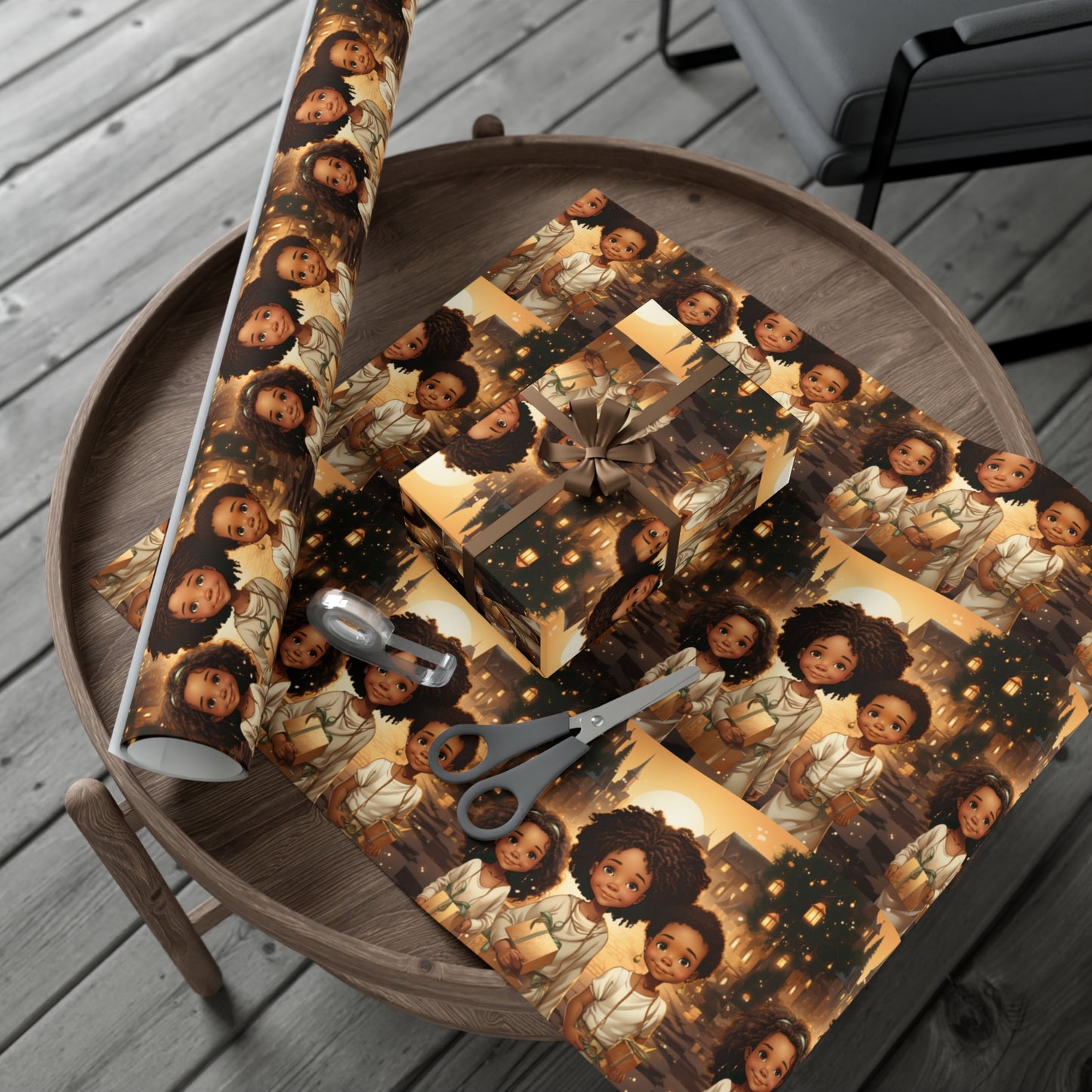 Harmony Holidays Wrapping Paper Sheet