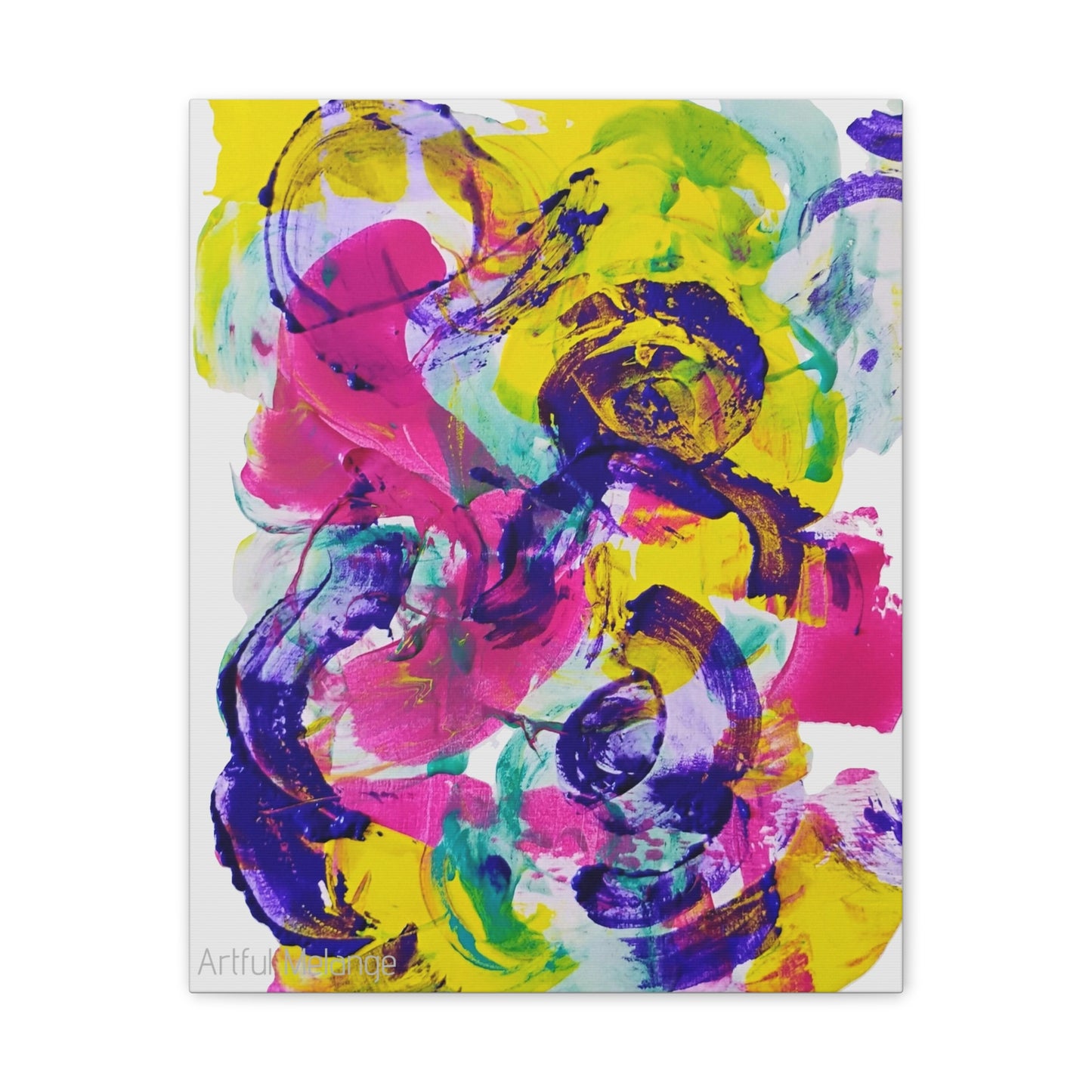 Primary Elegance: A Symphony of Sophistication Canvas Print