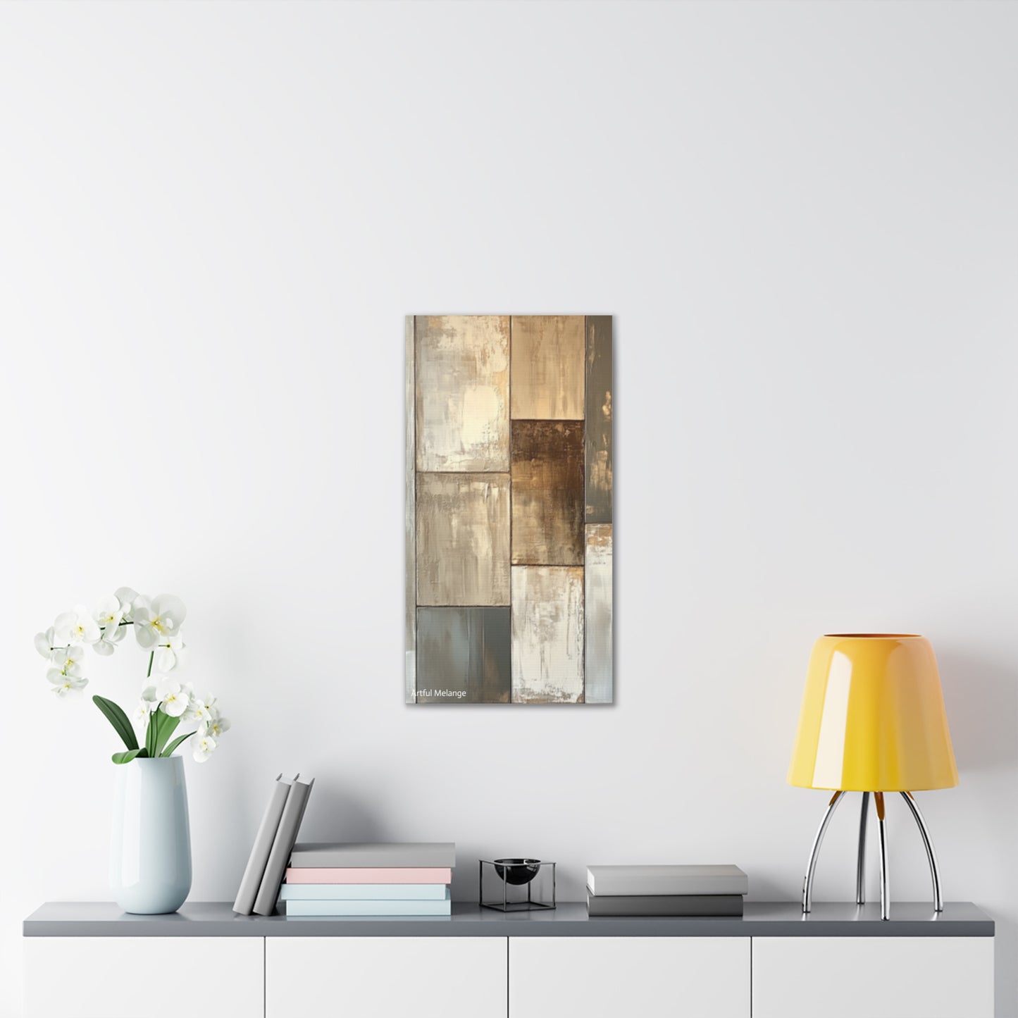Acrylic Abstract Canvas Print - Richly Textured Artistry