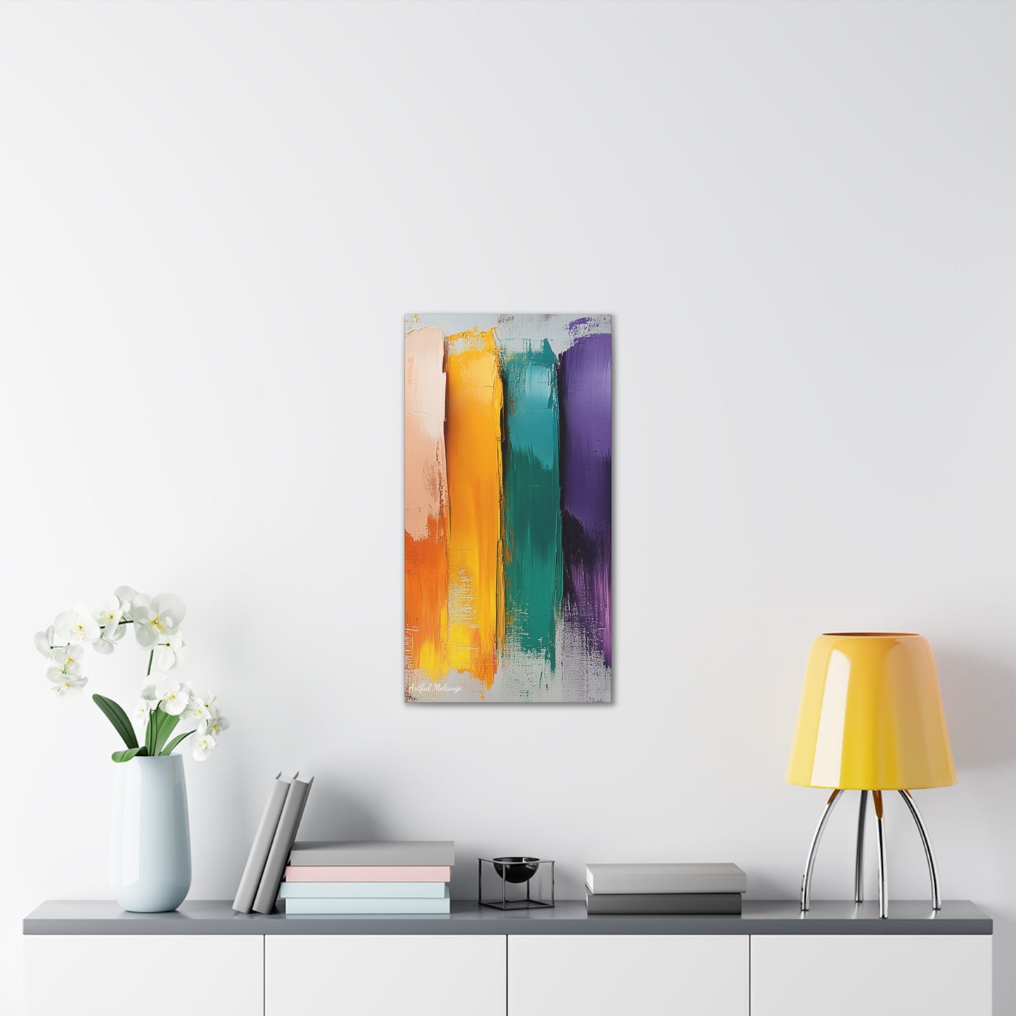 Acrylic Abstract Canvas Print - Richly Textured Artistry
