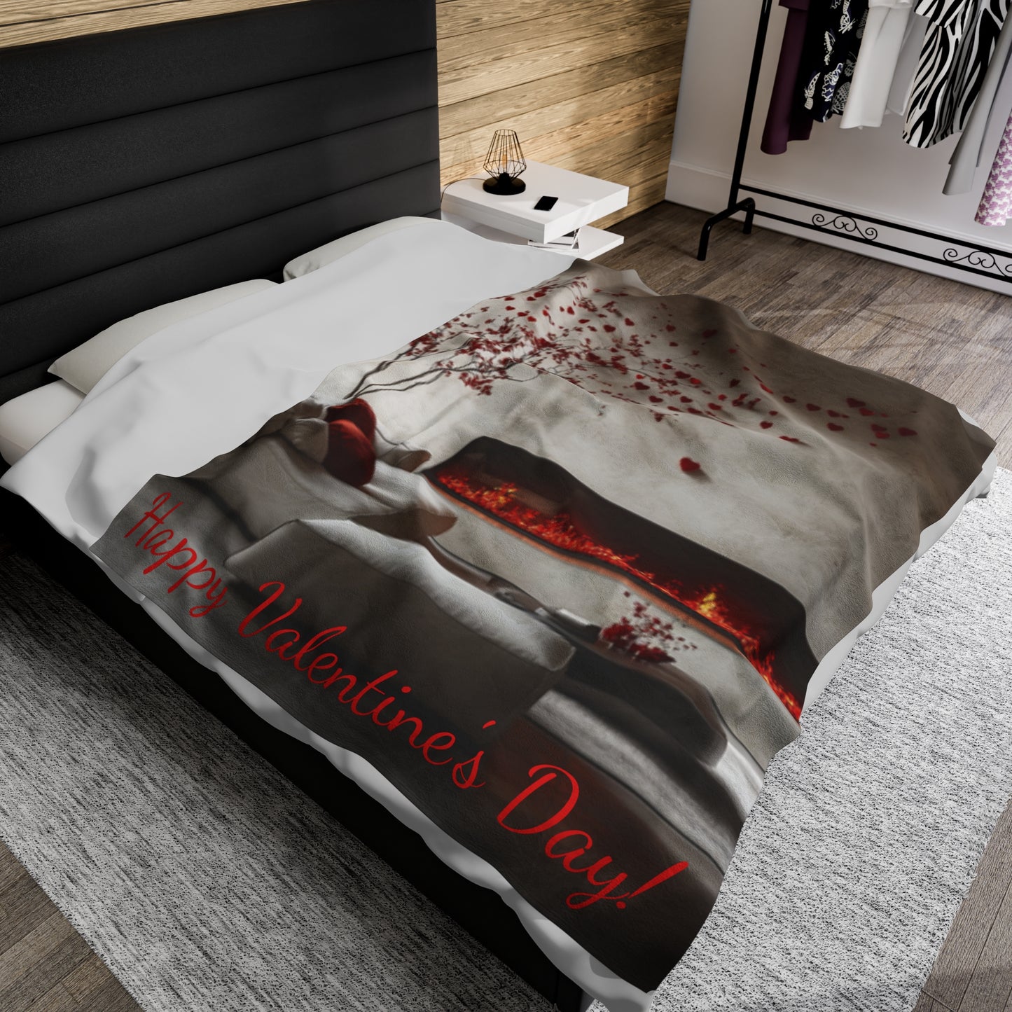 Velveteen Plush Valentine's Day Blanket 3
